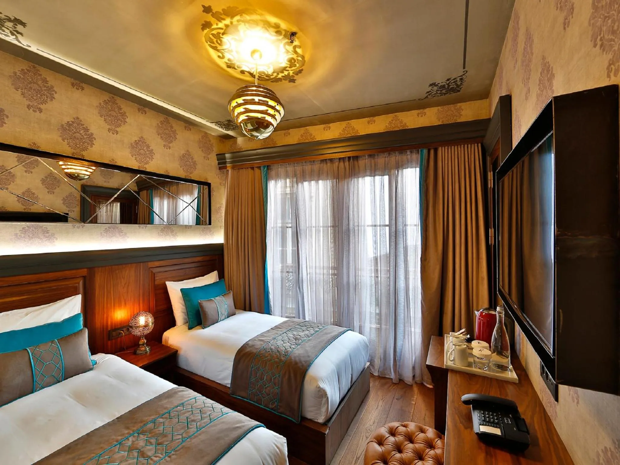 Bed in Sanat Boutique Hotel Pera