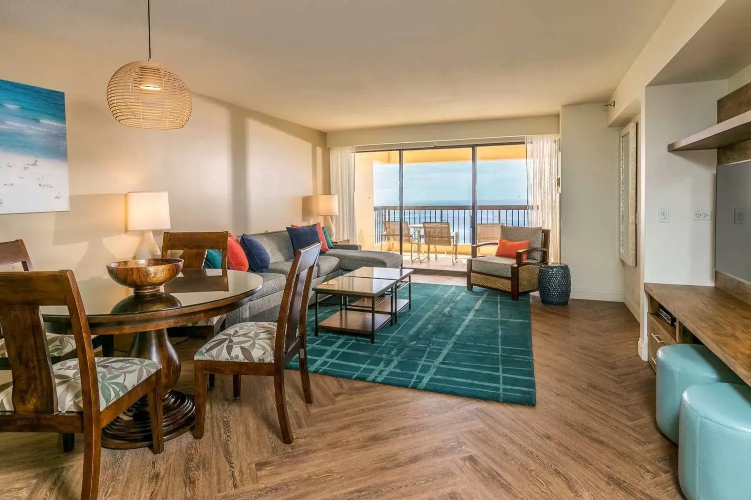 Living room, Seating Area in Aston Waikiki Beach Tower