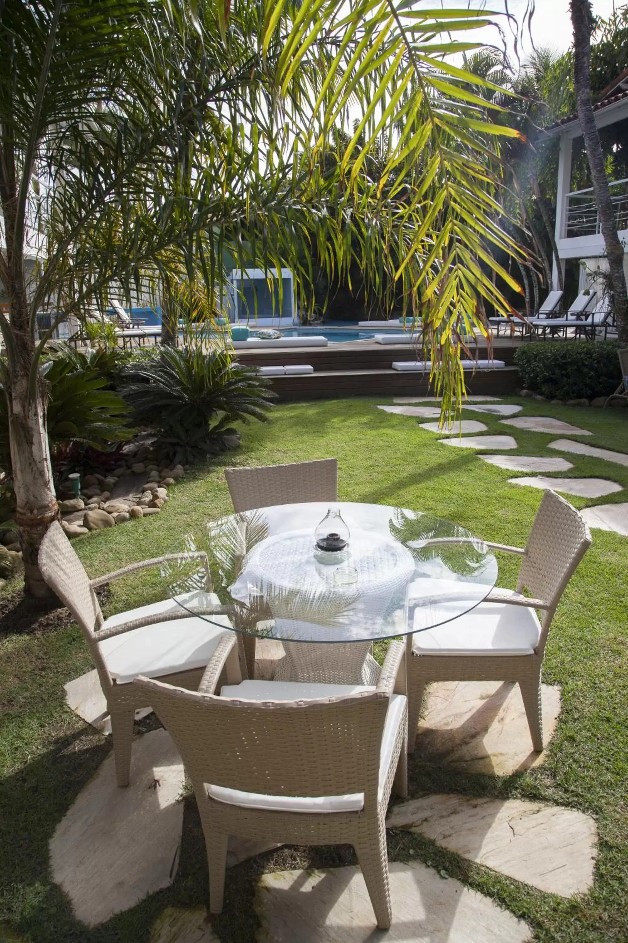 Balcony/Terrace, Garden in Armação dos Búzios Pousada Design