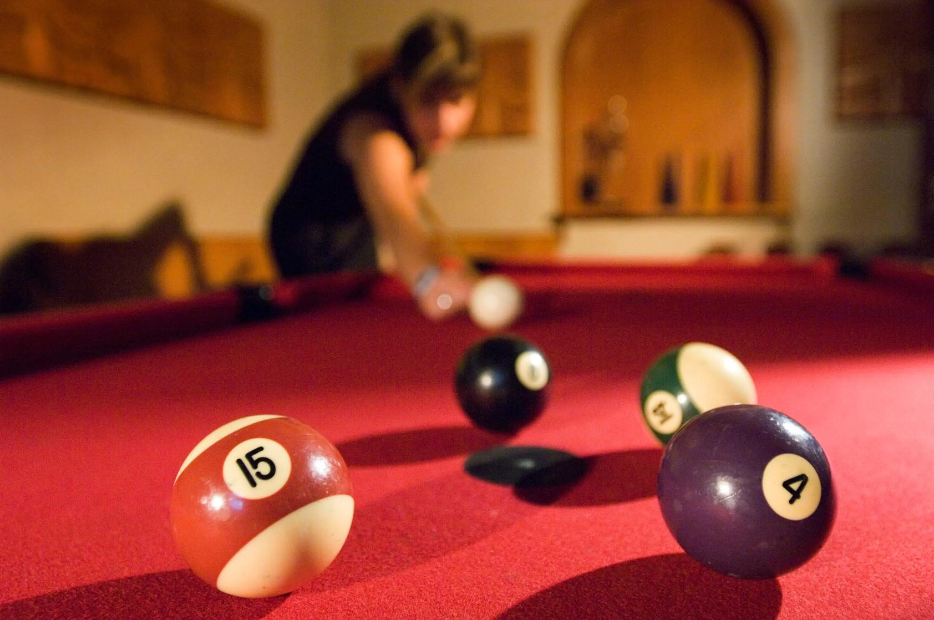 Billiard in Hotel Bergfrieden