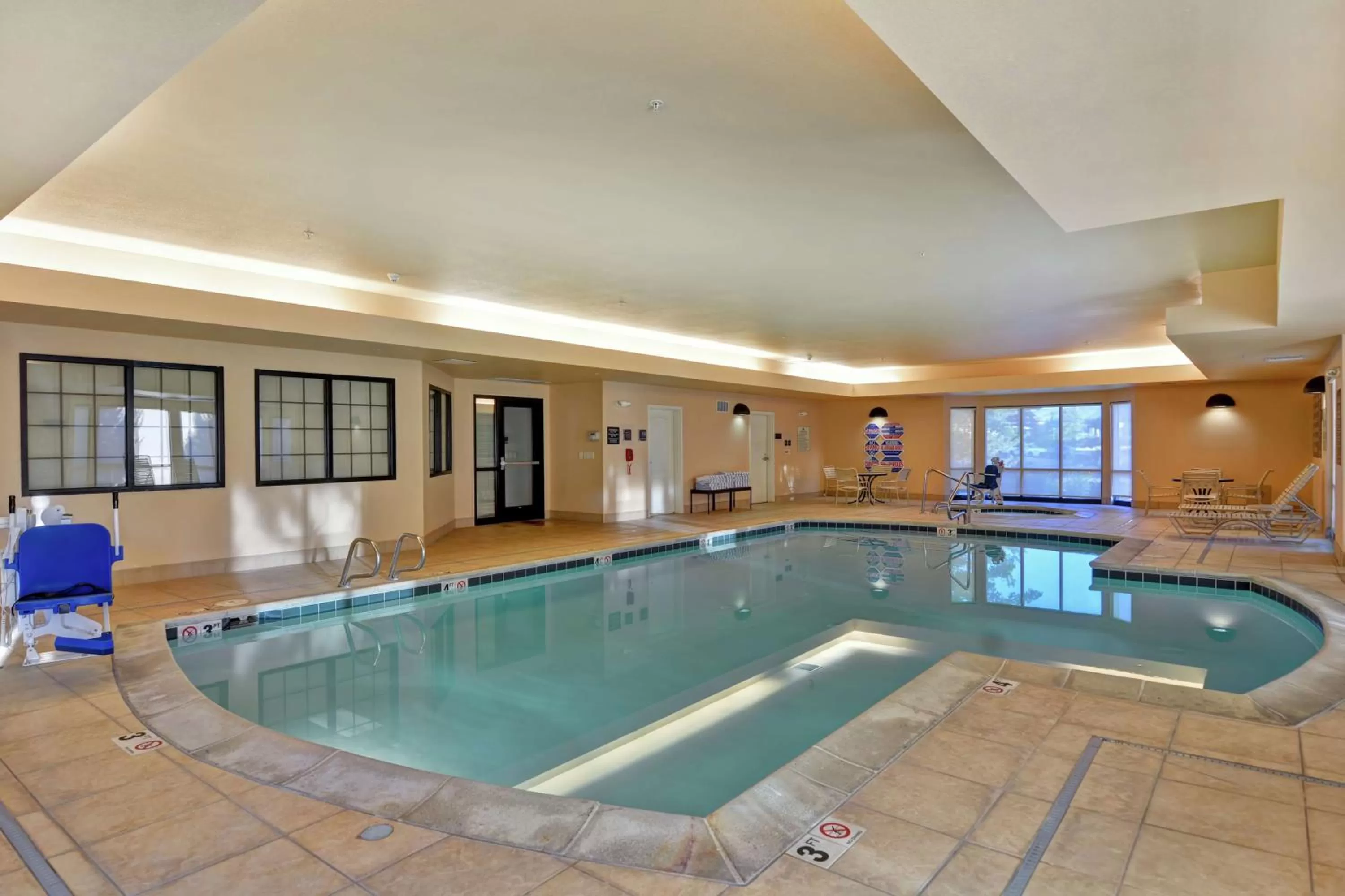 Pool view in Homewood Suites by Hilton Reno