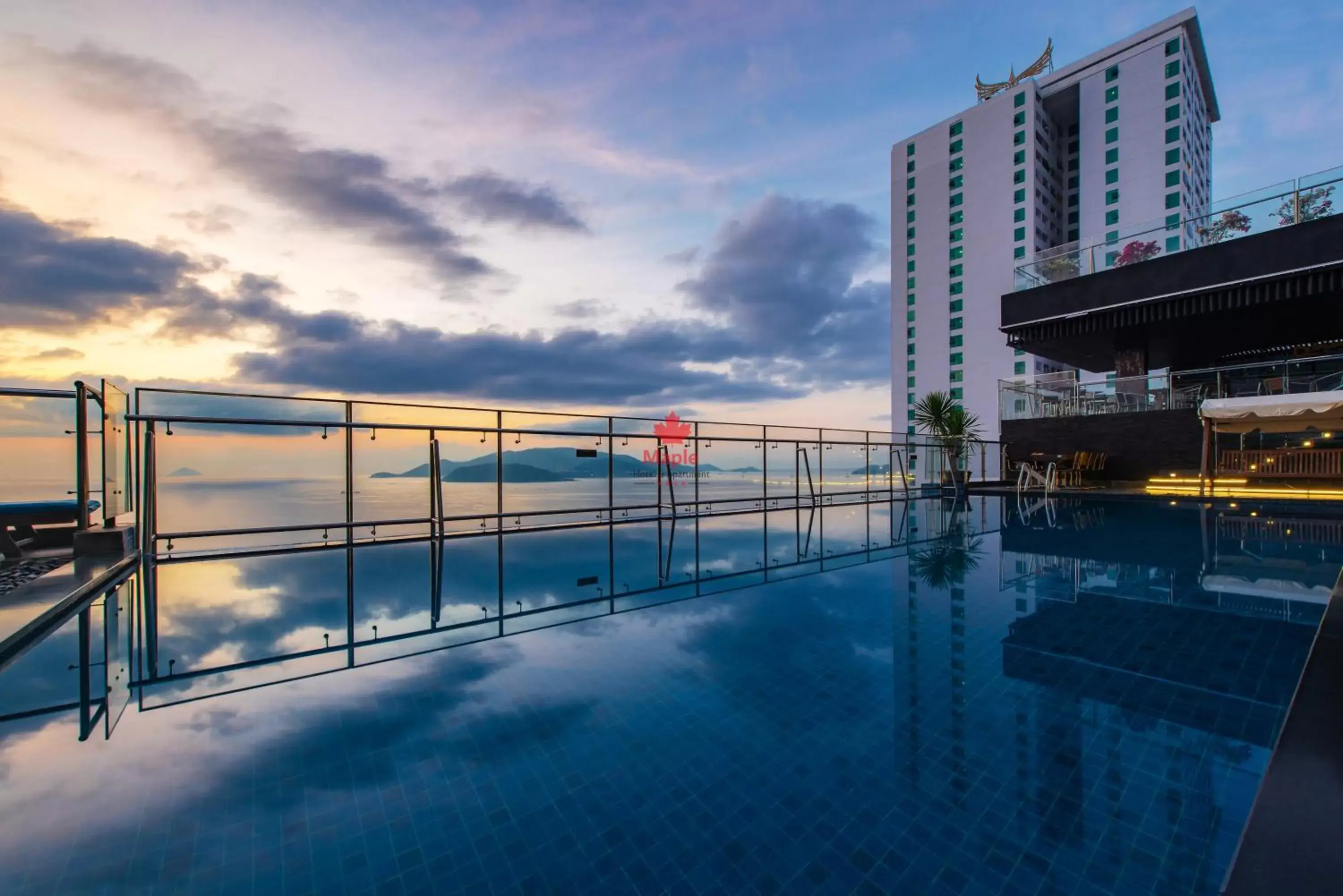 Swimming Pool in Maple Hotel & Apartment