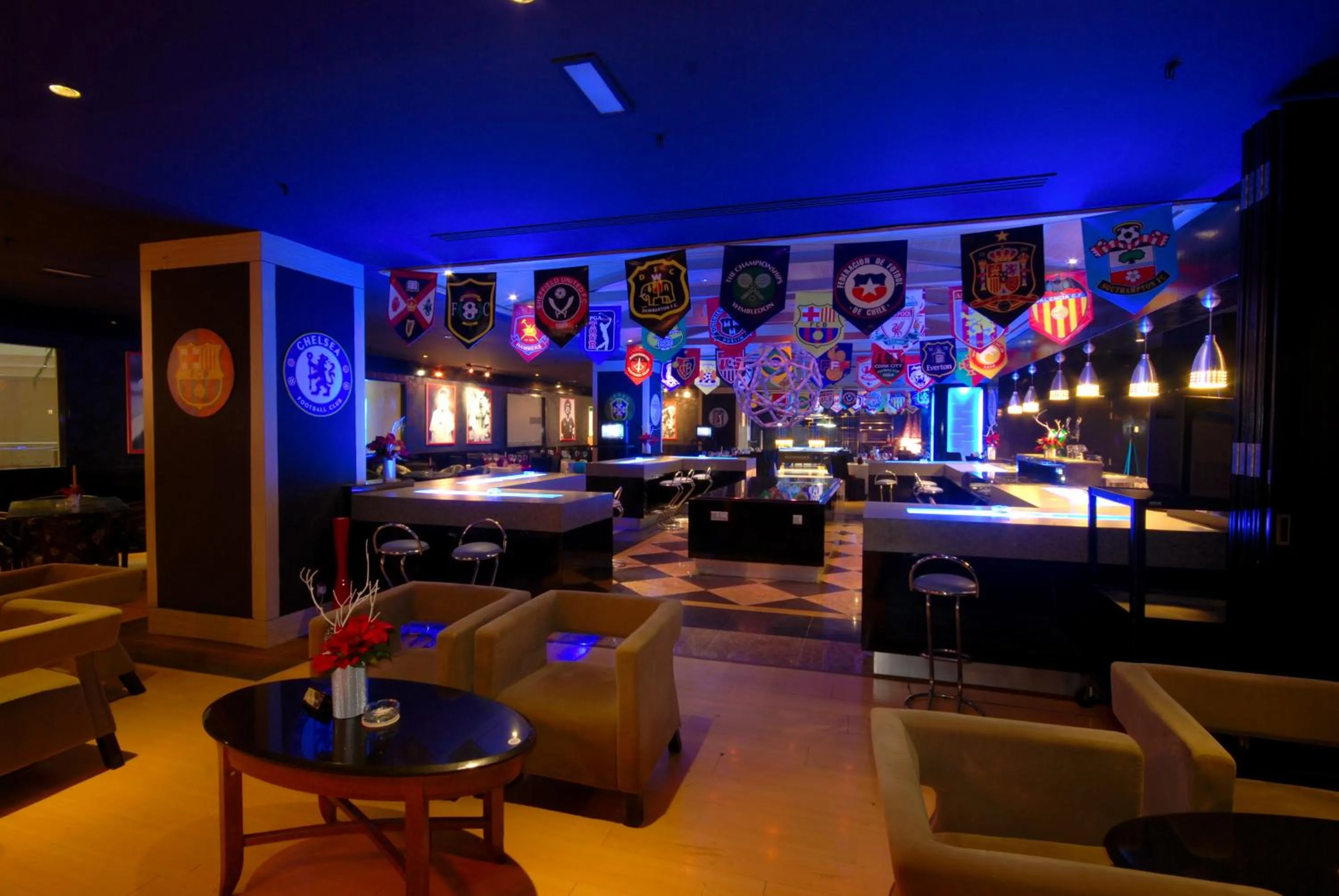 Communal lounge/ TV room in Berjaya Waterfront Hotel, Johor Bahru