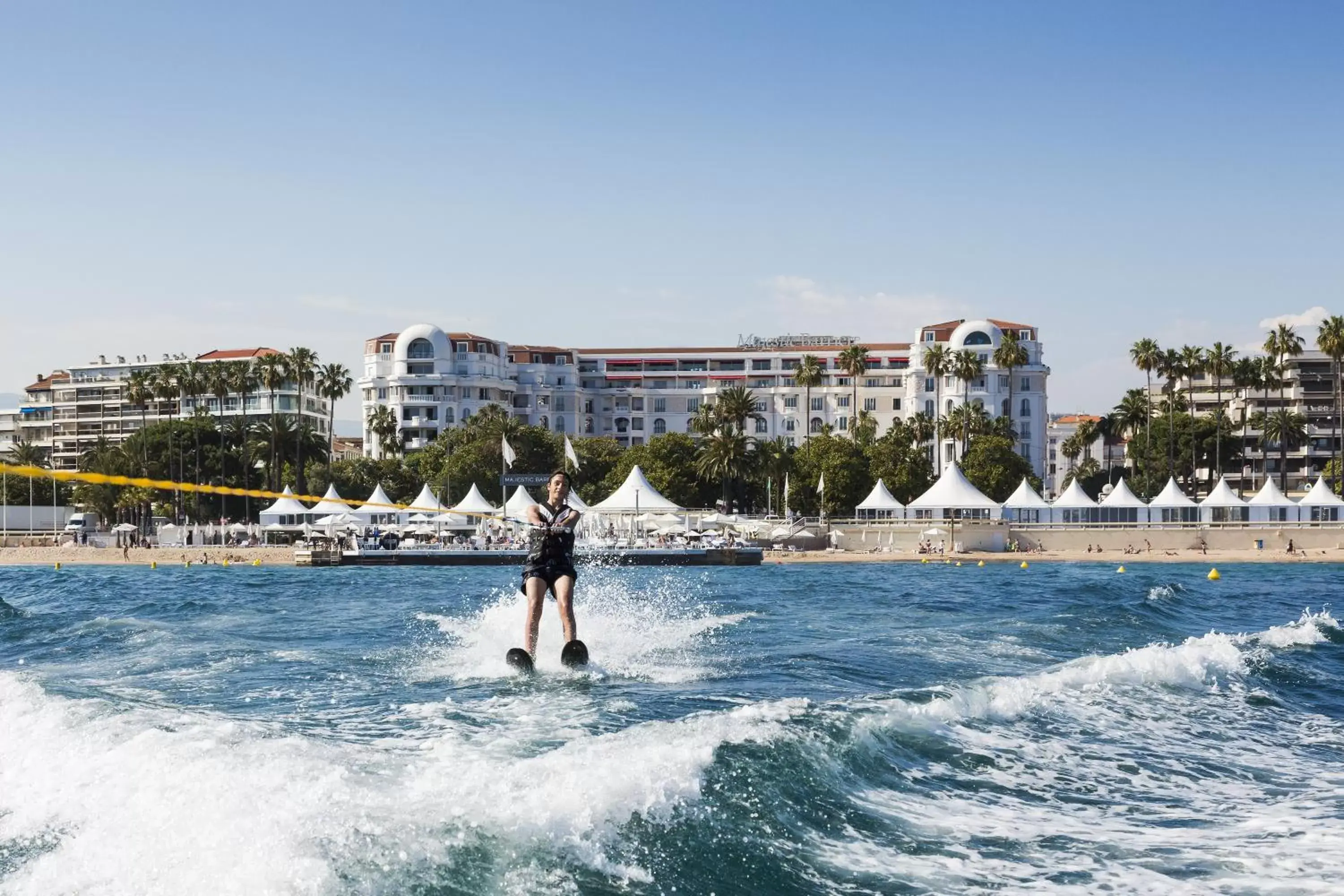 Beach, Property Building in Hôtel Barrière Le Majestic Cannes