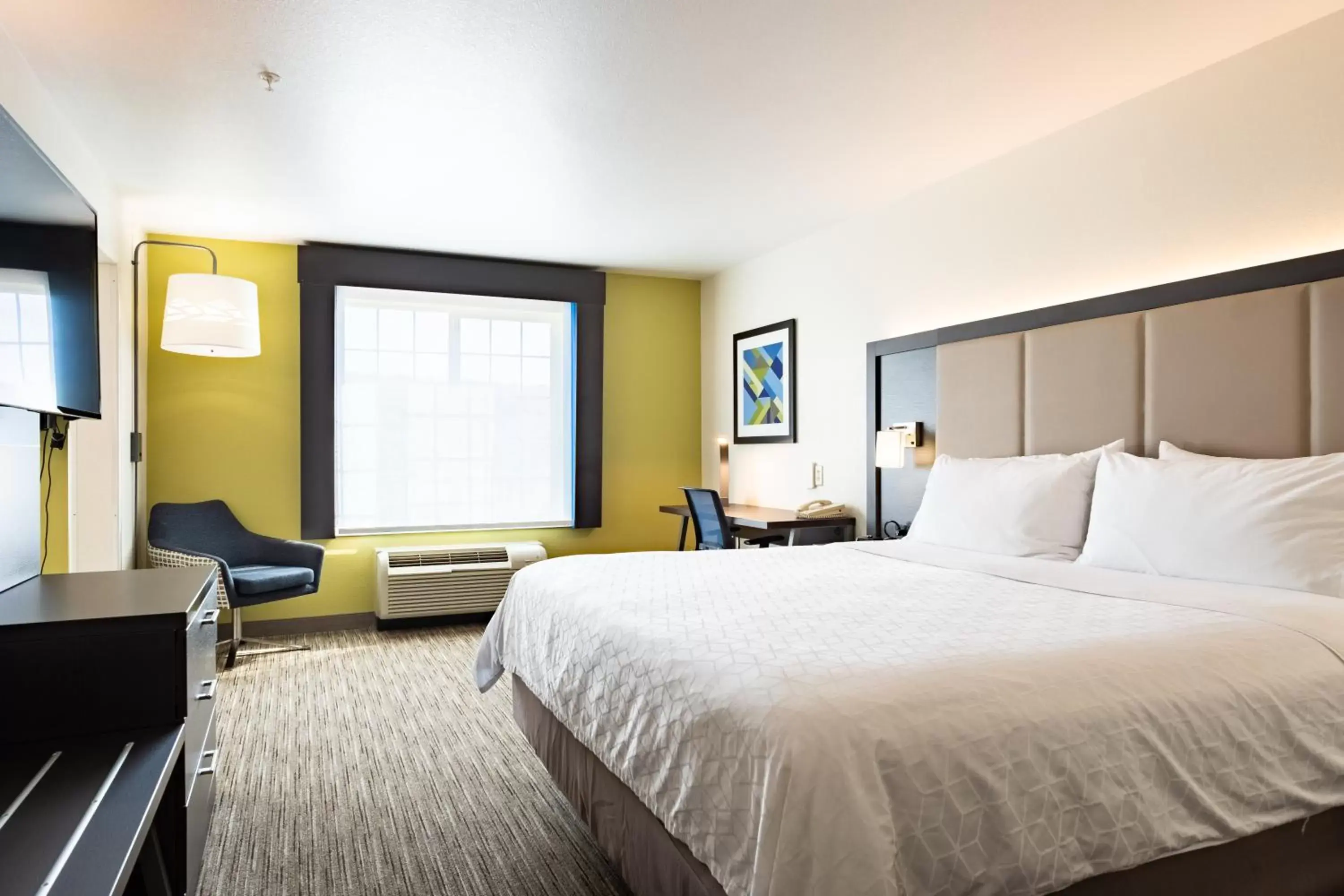 Photo of the whole room, Bed in Holiday Inn Express Hotel & Suites Evanston, an IHG Hotel