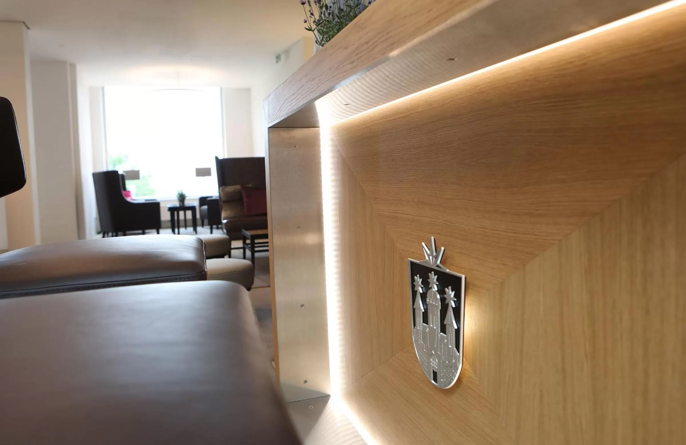 Lobby or reception in Hotel Brunnenhaus Schloss Landau