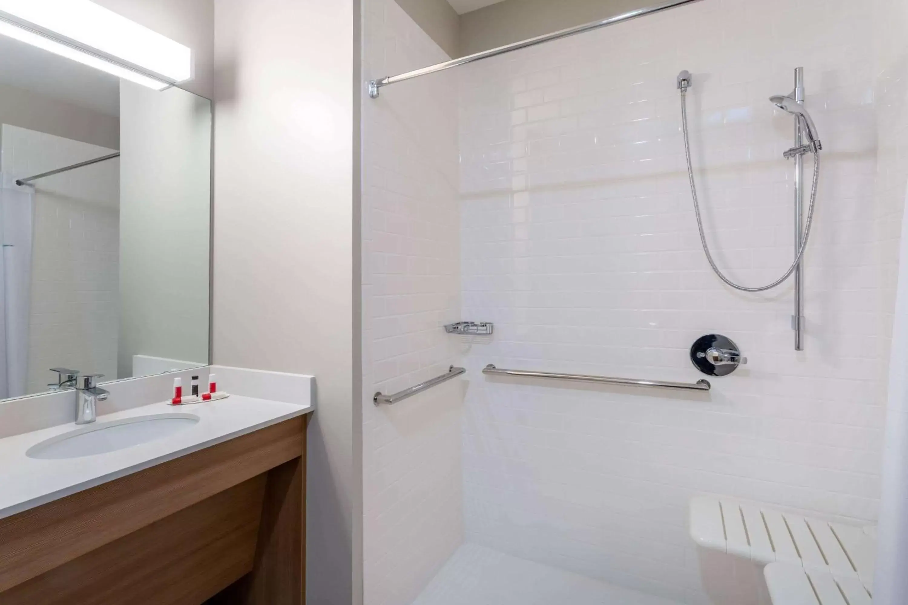 Shower, Bathroom in Microtel Inn & Suites by Wyndham Amsterdam