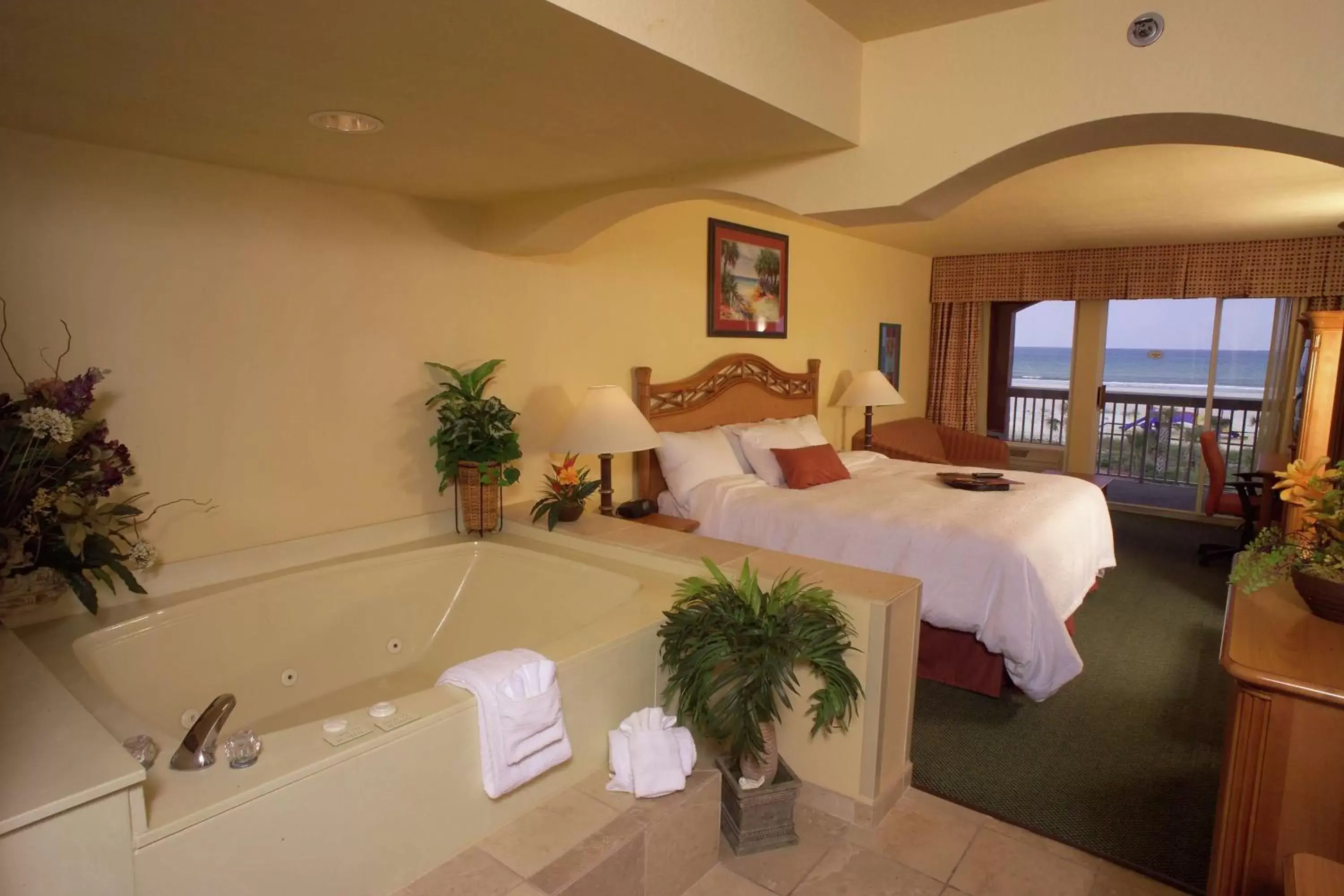 Bedroom in Hampton Inn Saint Augustine Beach