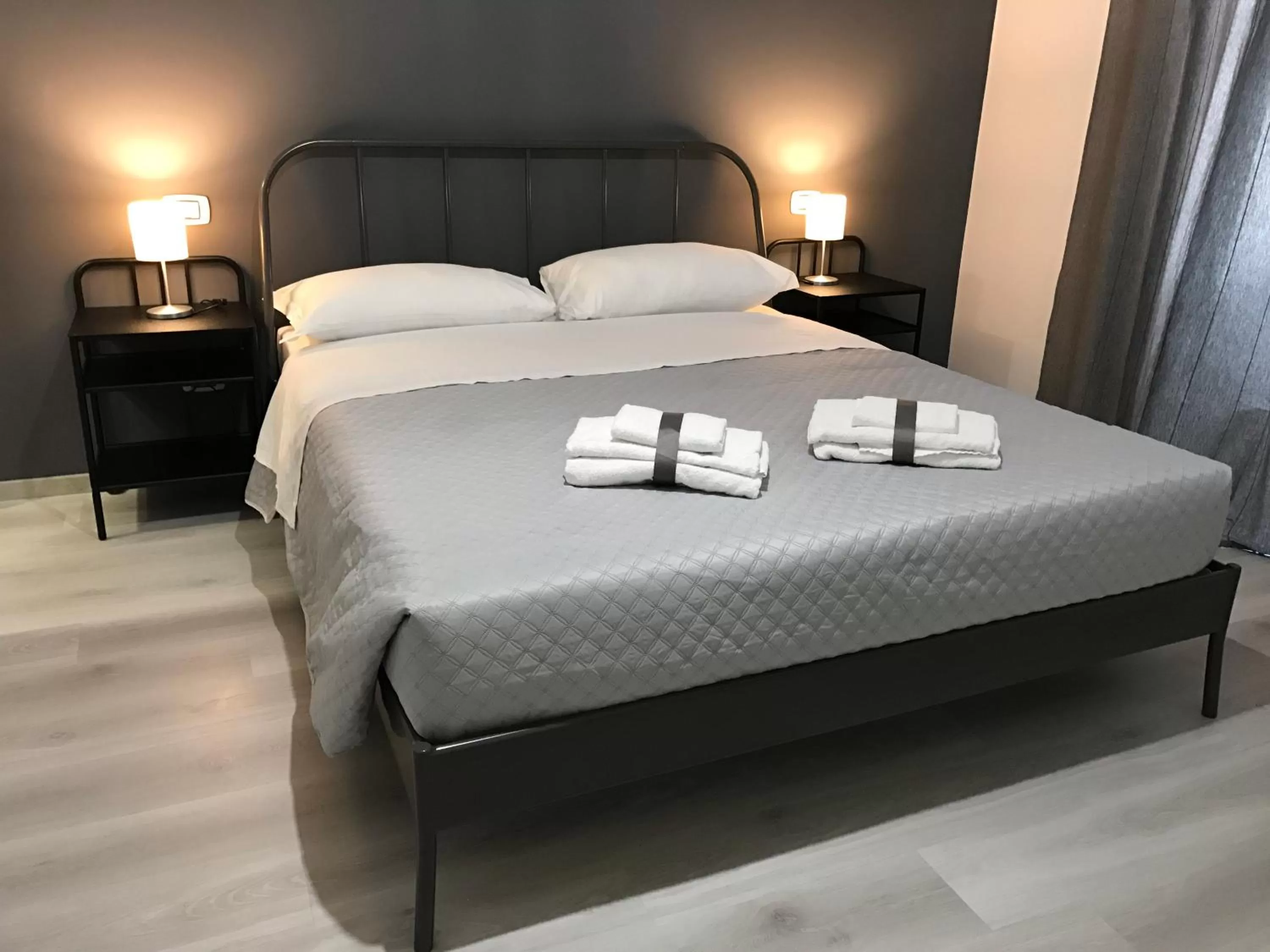 Bedroom, Bed in Sensation House