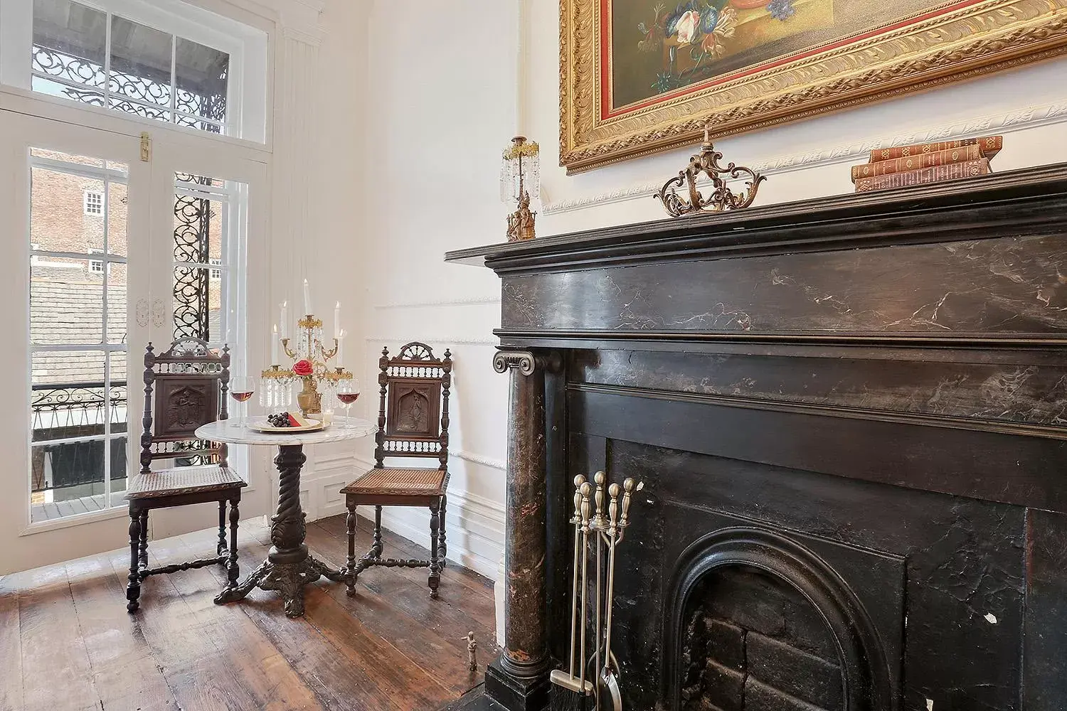 Seating area in French Quarter Mansion