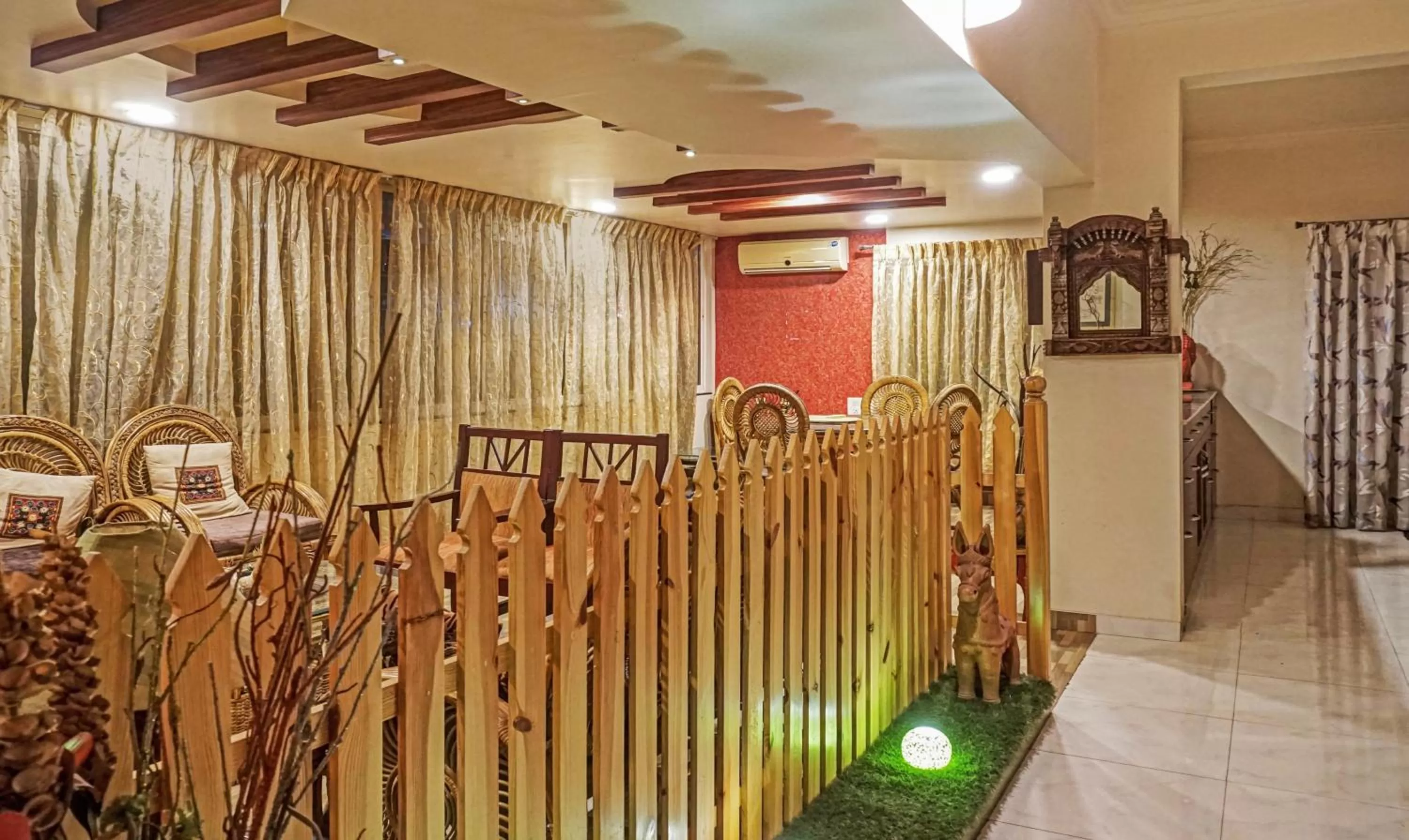 Seating area in Treebo Excellent Home