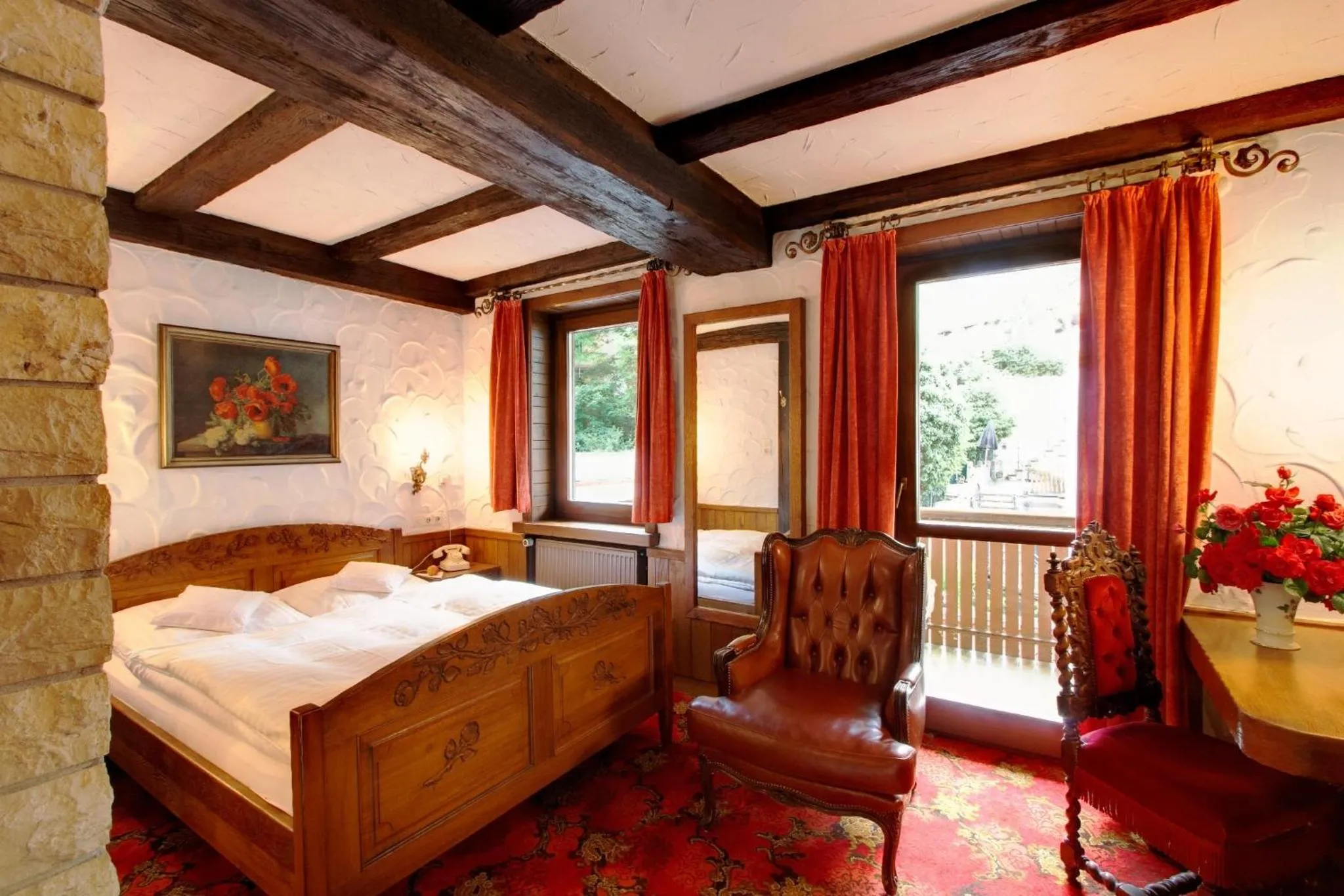 Photo of the whole room, Bed in Zur Weinsteige