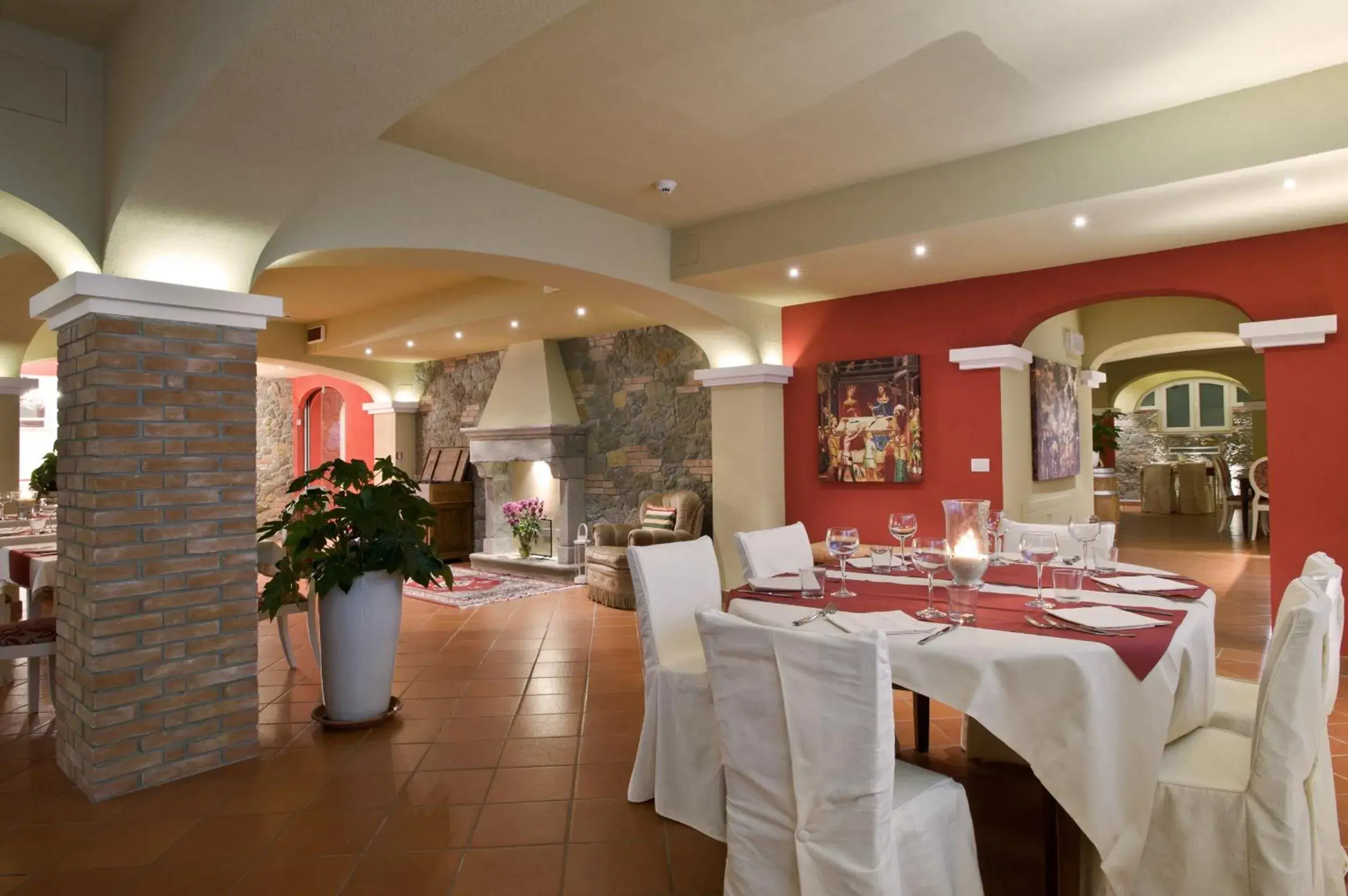 Restaurant/Places to Eat in Hotel & Restaurant Casolare Le Terre Rosse