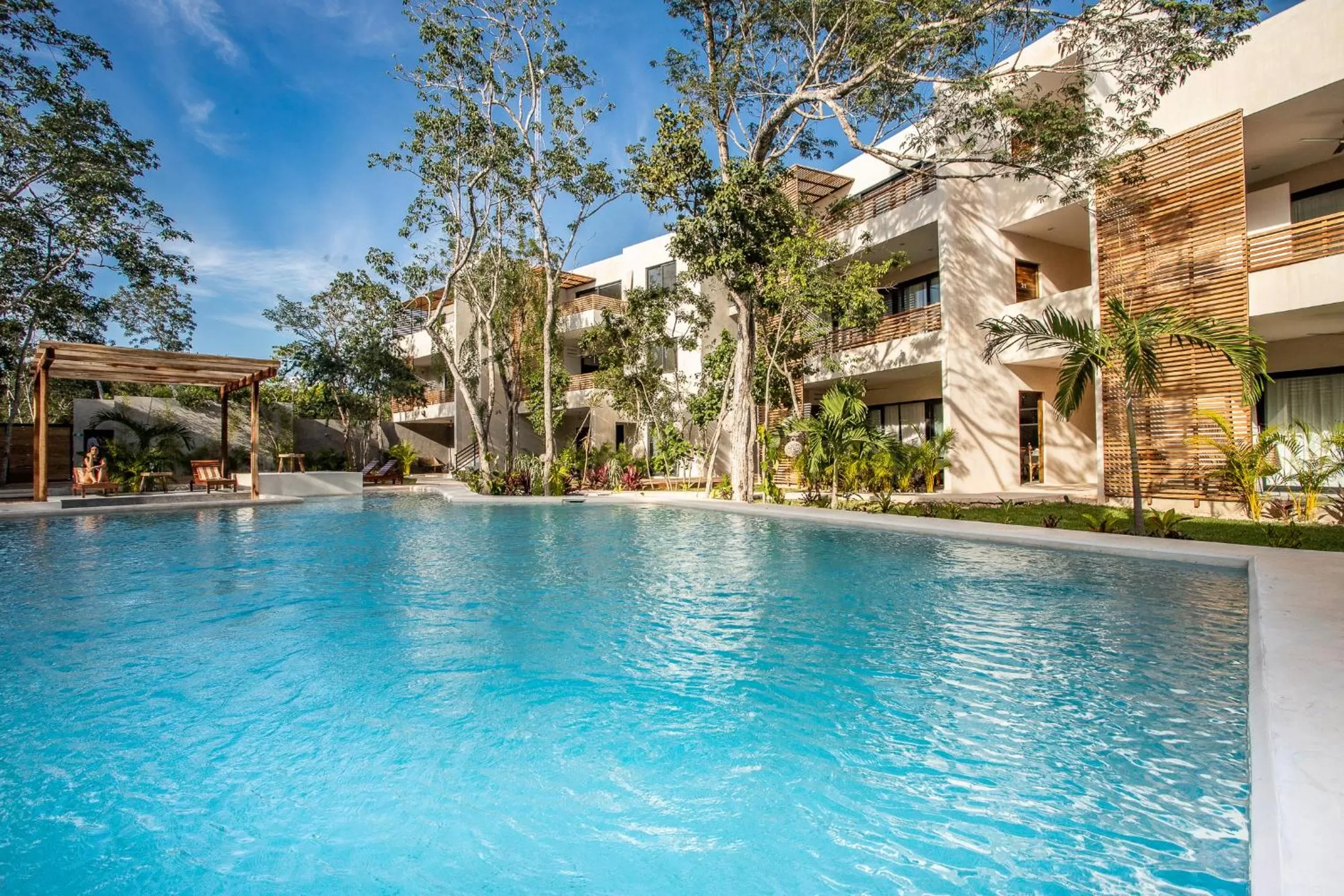 Swimming pool in Panacea Condo Tulum