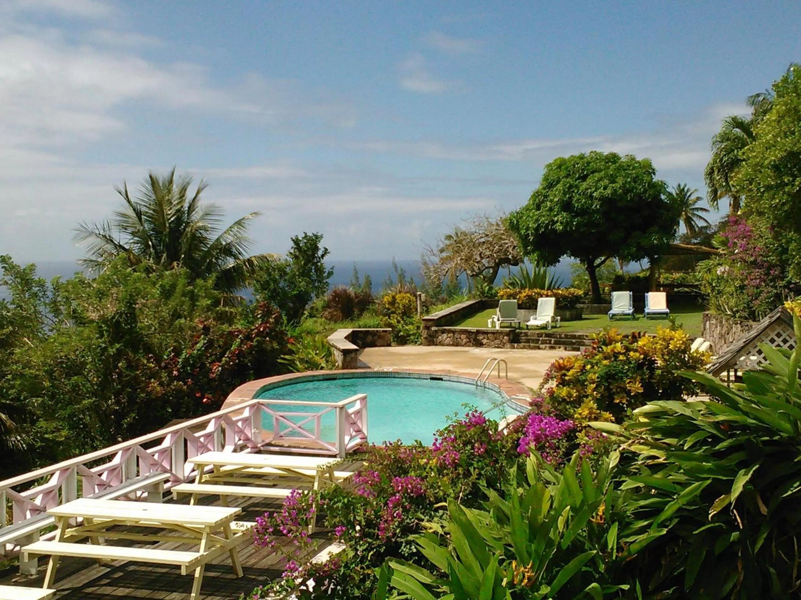 Swimming pool, Pool View in La Haut Resort