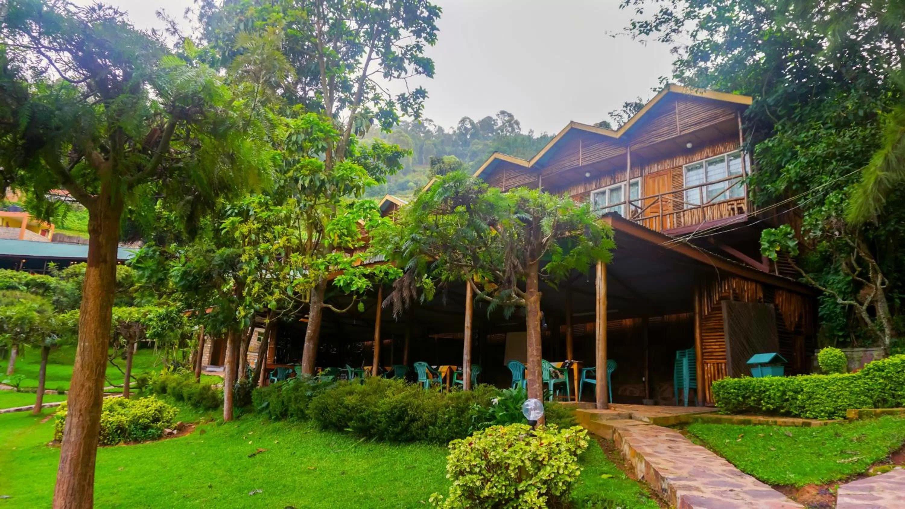 Property building in Bunyonyi Overland Resort