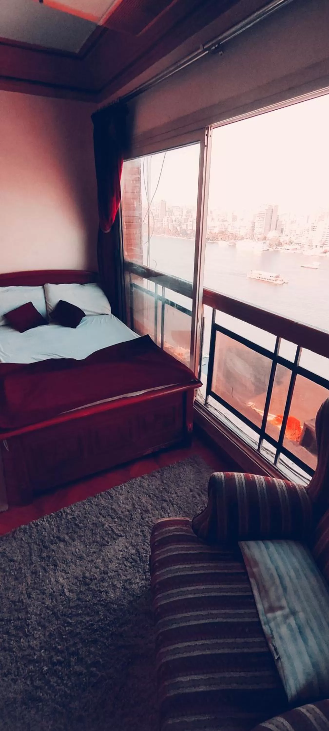 View (from property/room), Bed in Nile Star Suites & Apartments