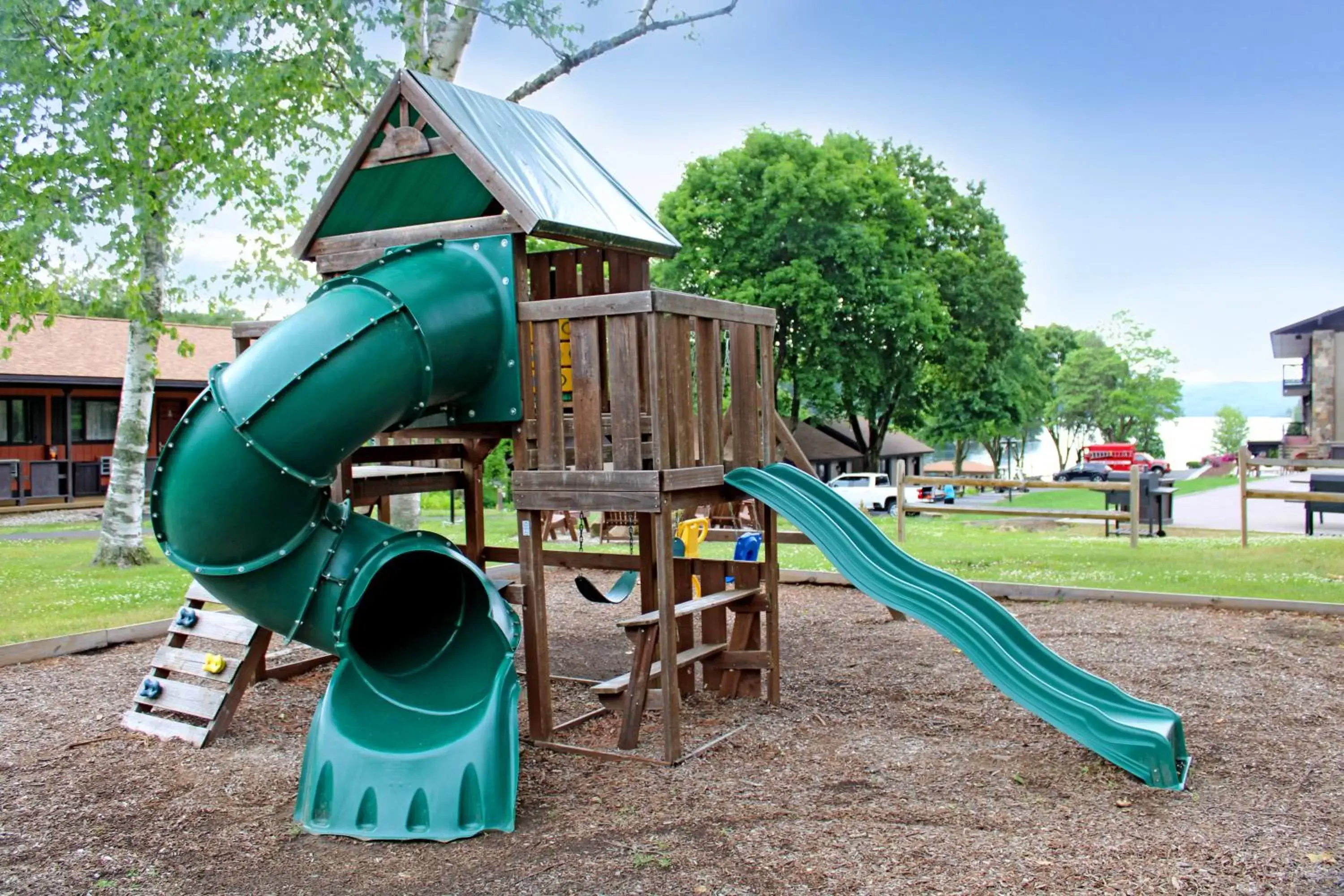 Children's Play Area in Bayside Resort, Lake George NY