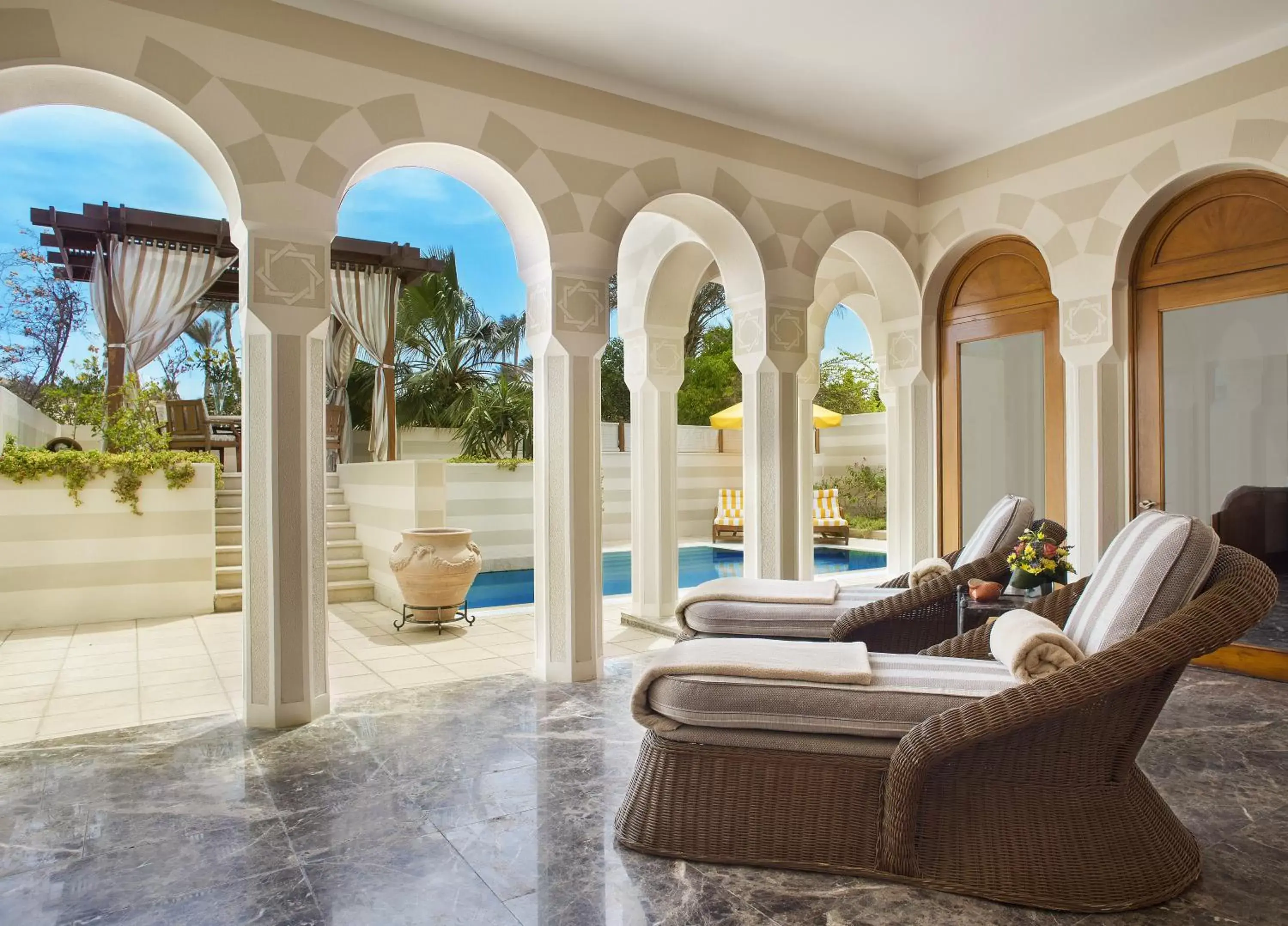 Royal Suite with Private Pool in The Oberoi Beach Resort, Sahl Hasheesh