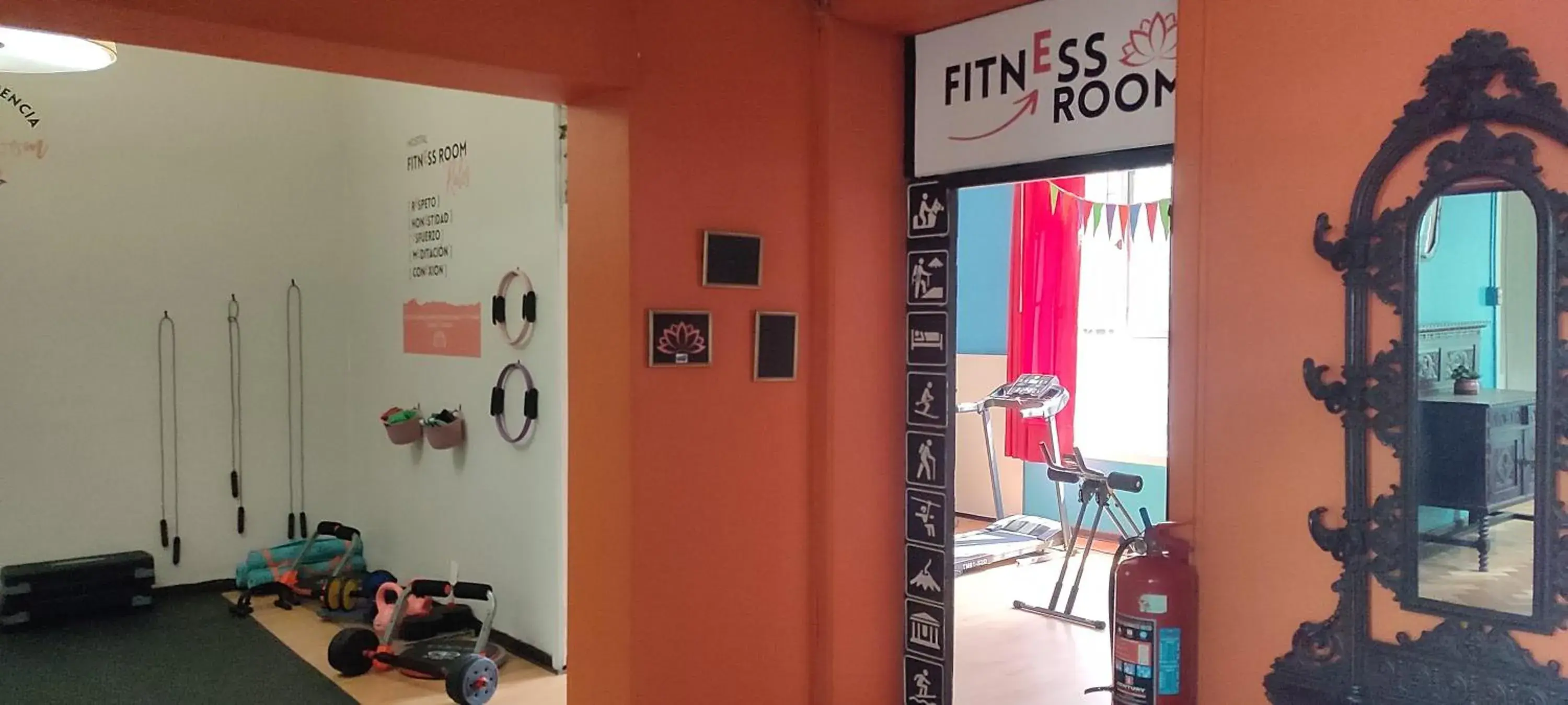 Fitness centre/facilities in Hostal Providencia