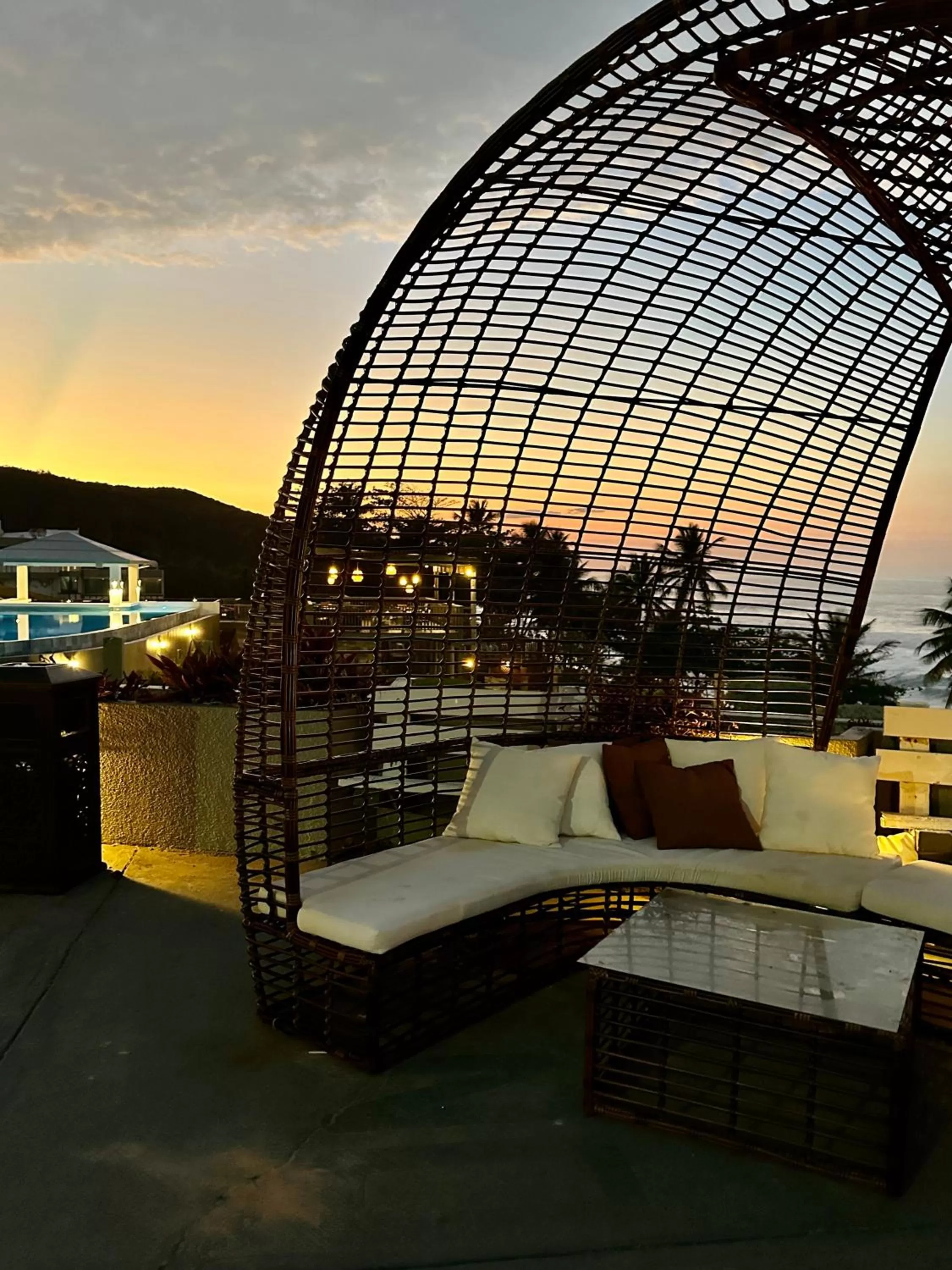 Swimming pool in Hotel El Guajataca