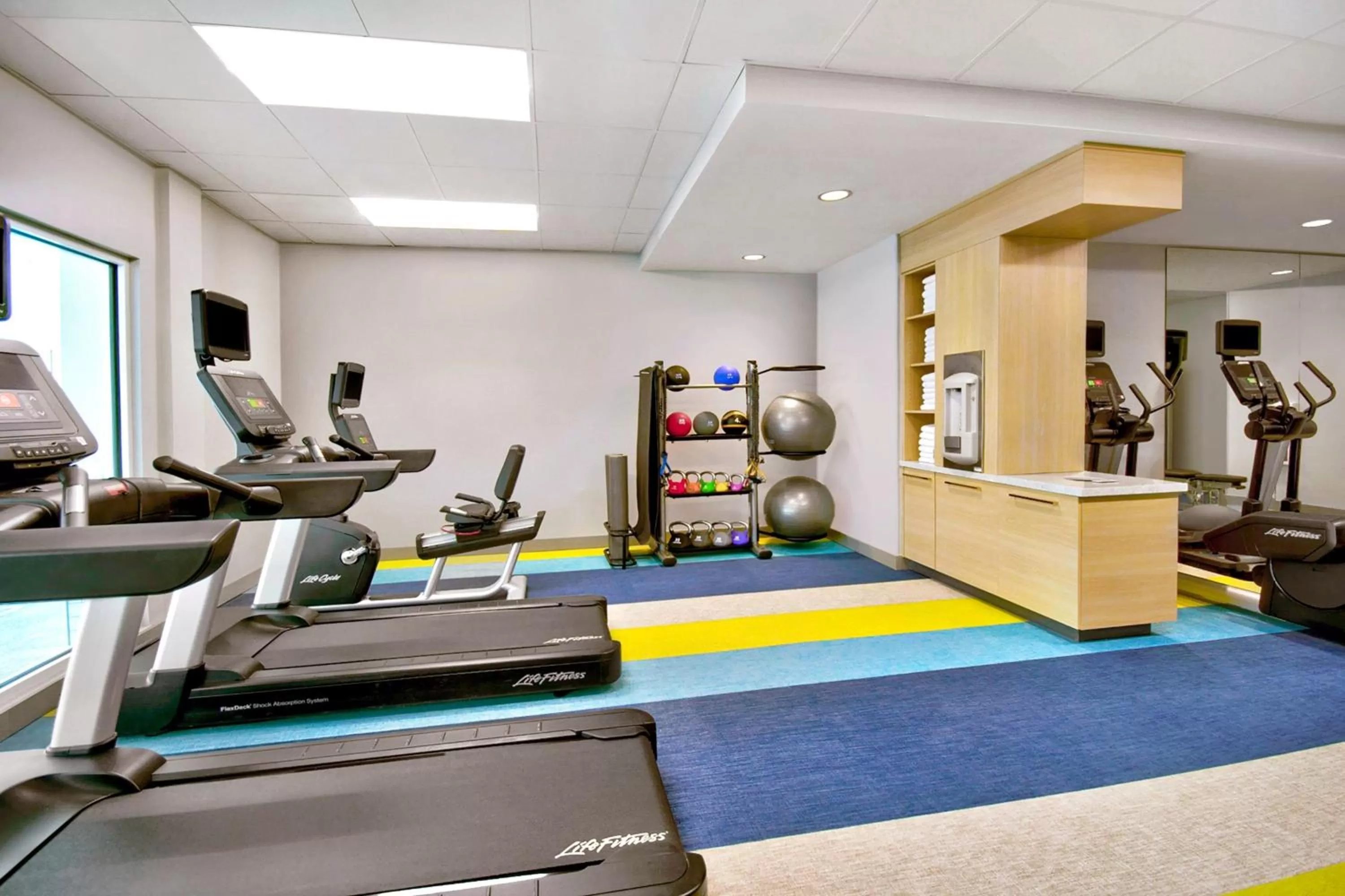 Fitness centre/facilities in TownePlace Suites by Marriott Asheville West