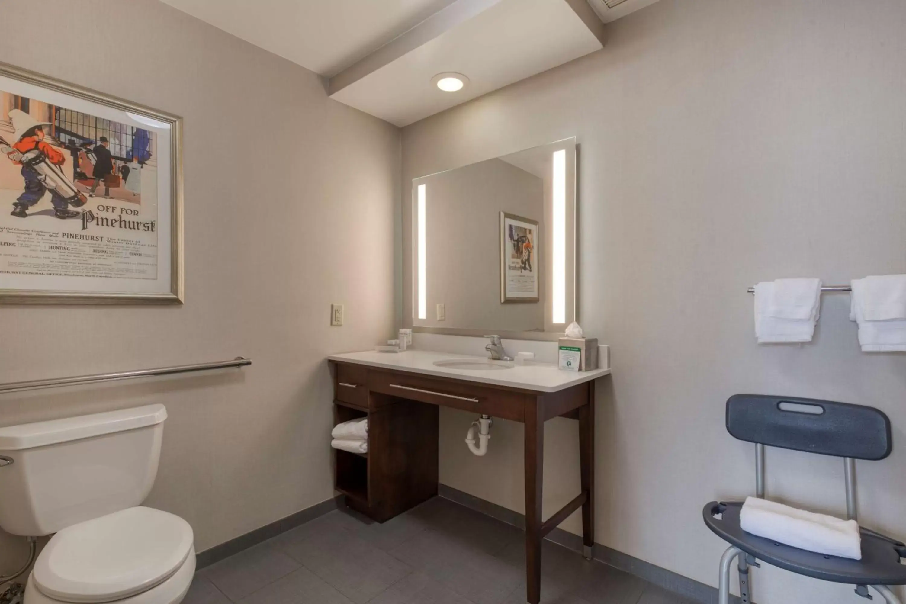 Bathroom in Homewood Suites by Hilton Olmsted Village
