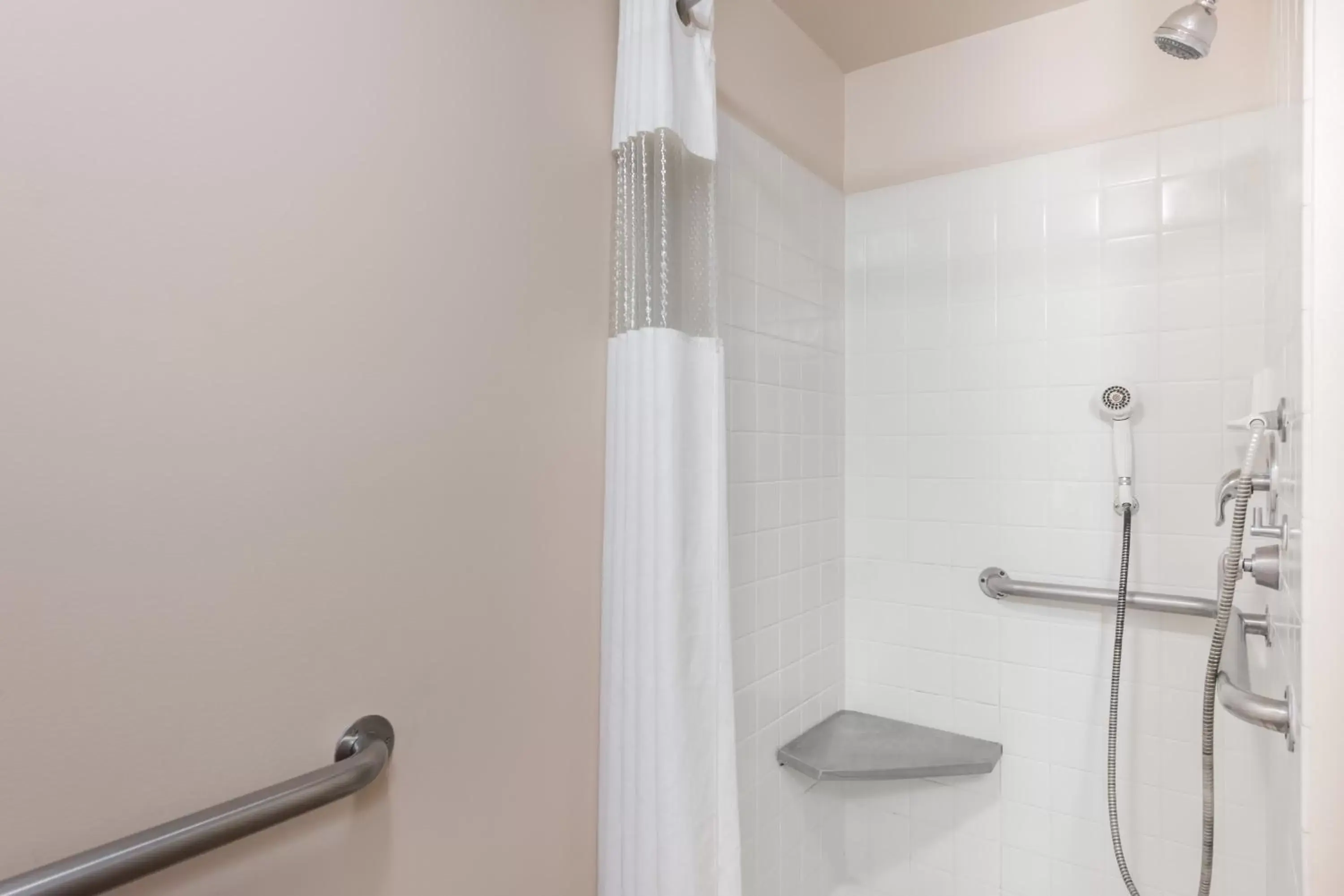 Shower, Bathroom in Travelodge by Wyndham Hershey
