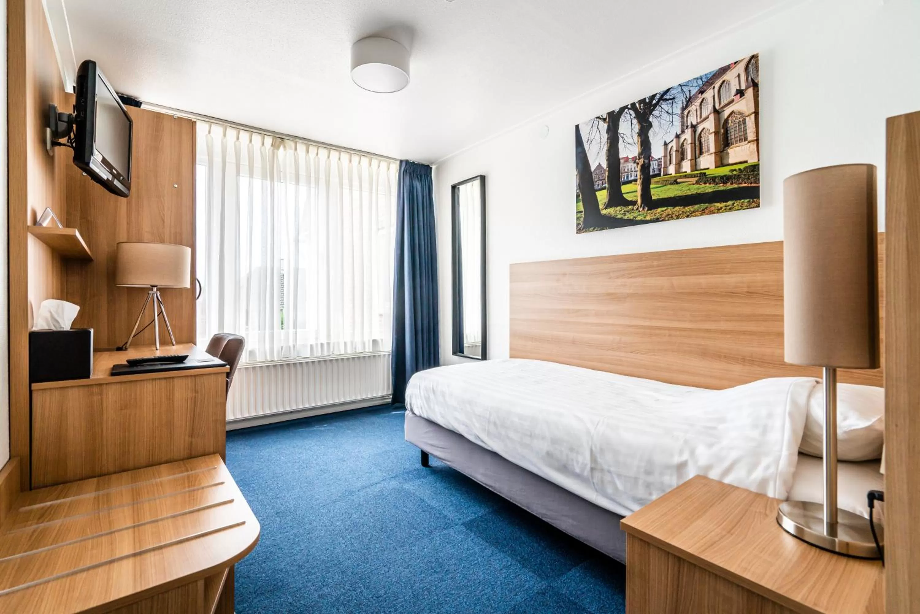 Bedroom, Bed in Hotel Hulst