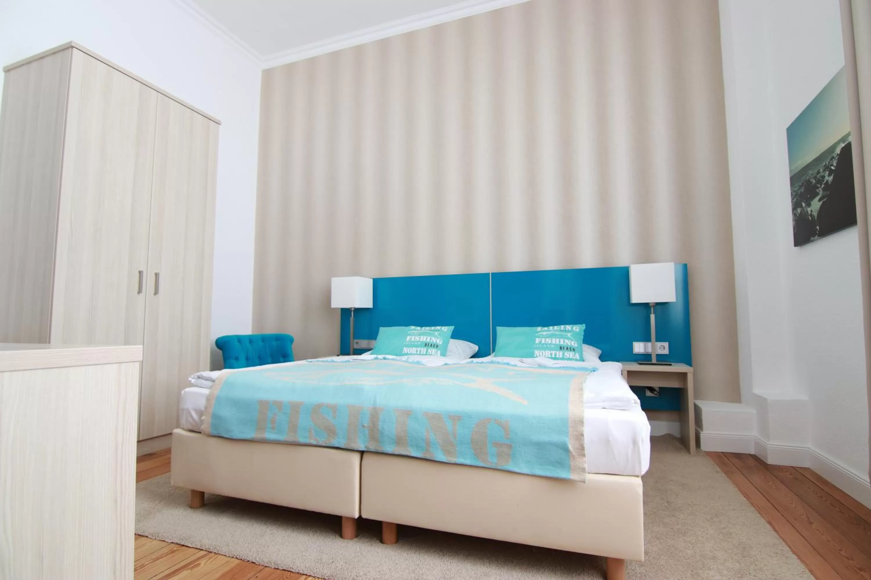 Bed in Villa WellenRausch - Adults Only