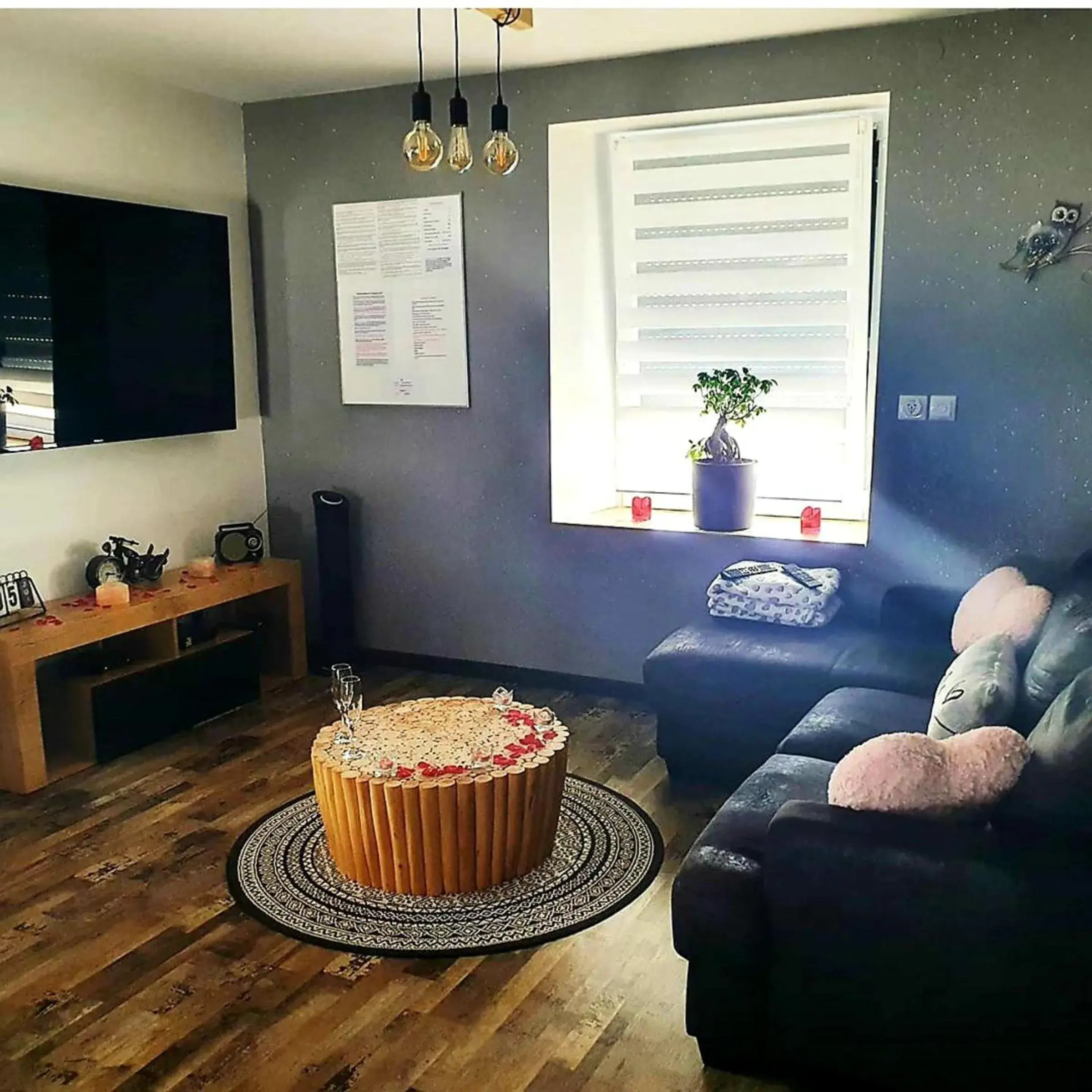 Living room, Seating Area in espace detente champagney