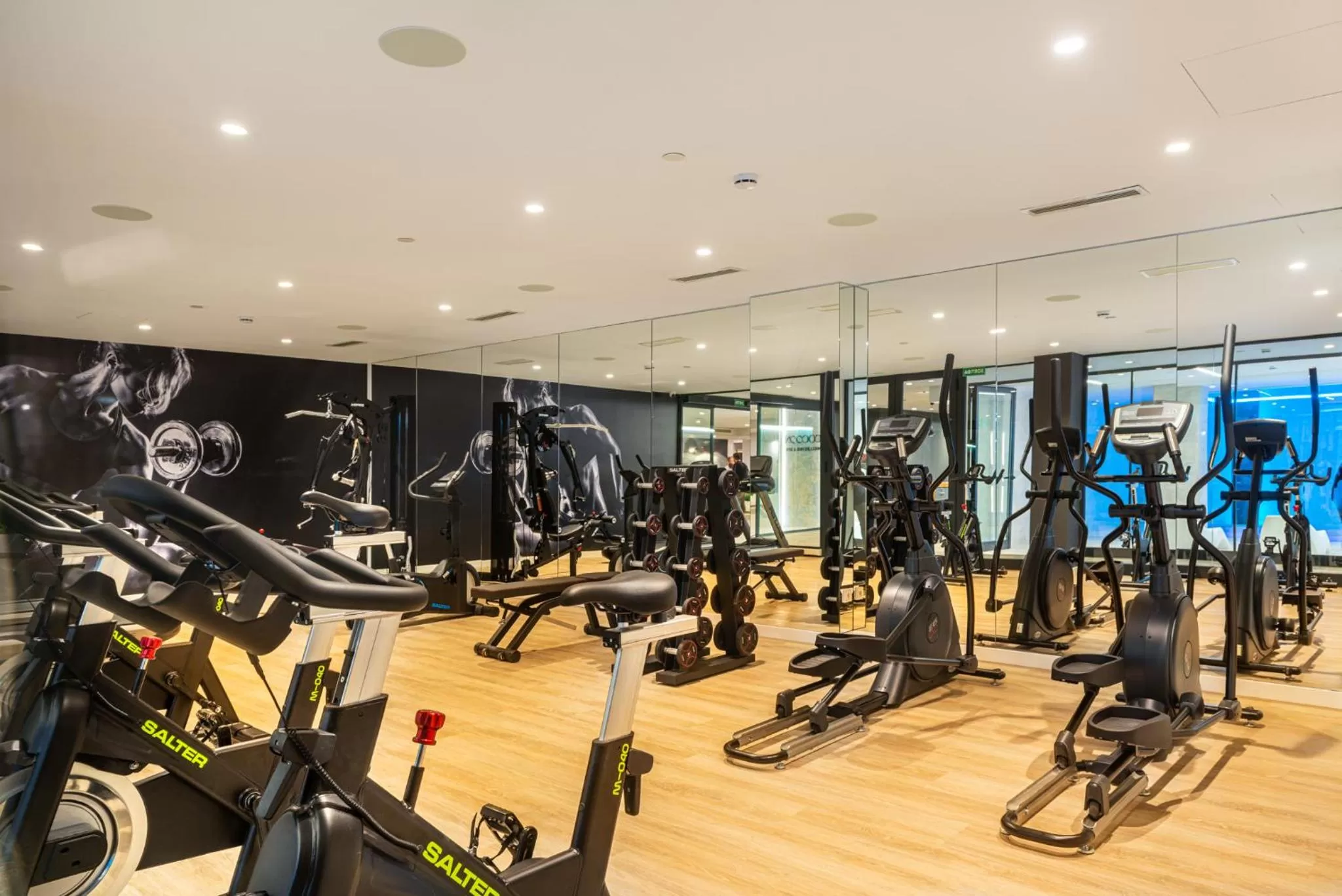 Fitness centre/facilities in L'Azure Hotel 4* Sup