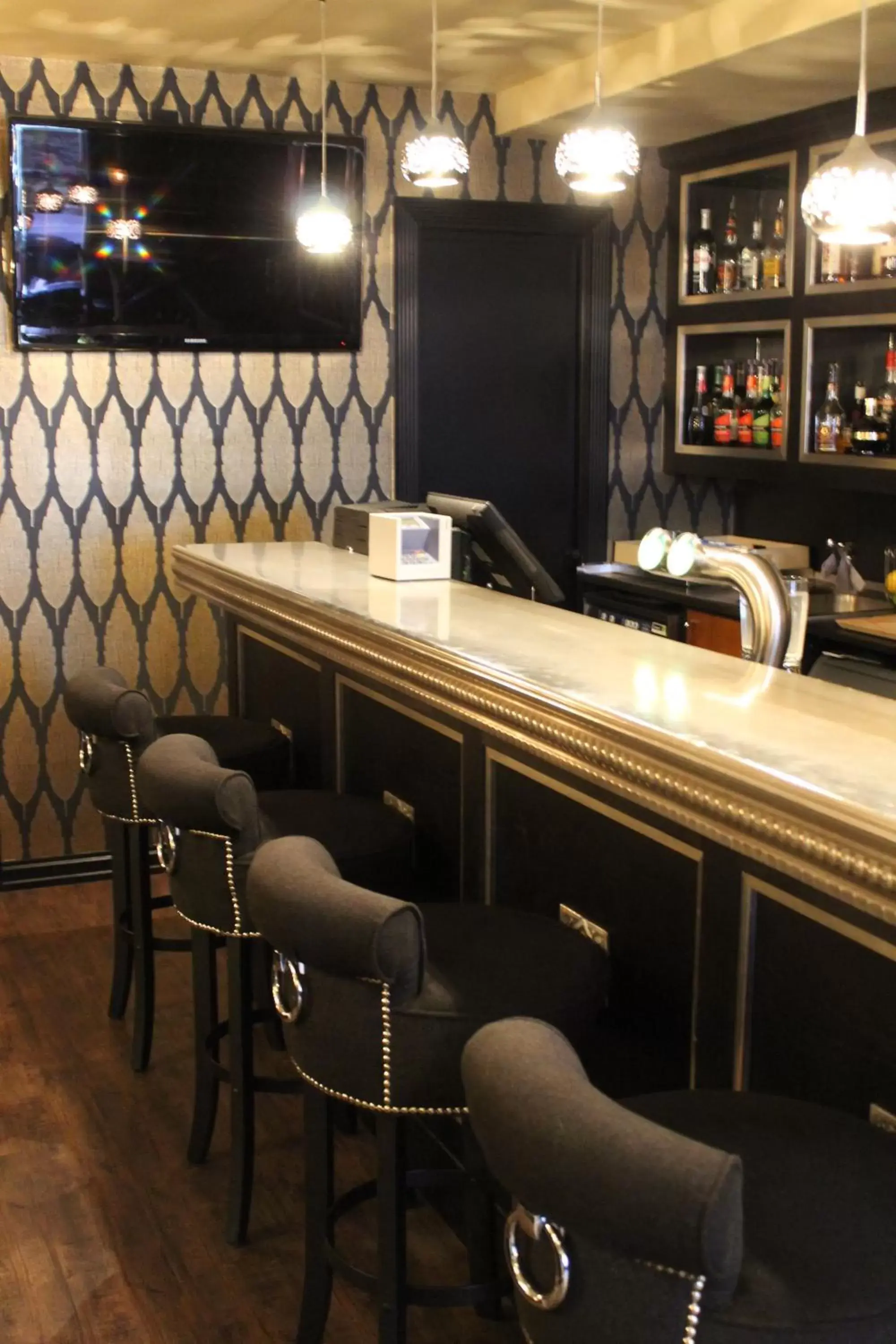 Lounge or bar in Det Hanseatiske Hotel Lounge or bar in Det Hanseatiske Hotel