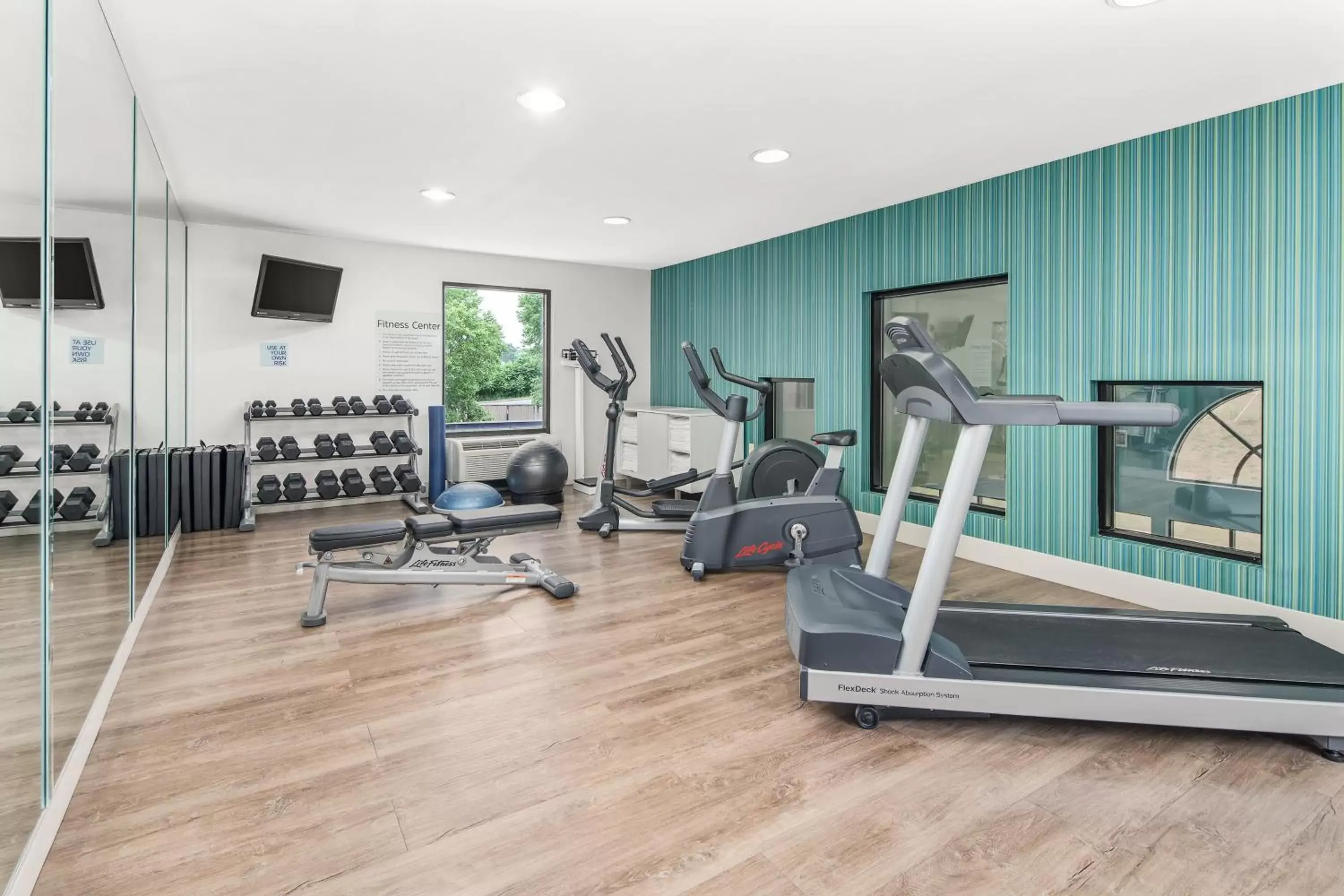 Fitness centre/facilities, Fitness Center/Facilities in Holiday Inn Express Hotels & Suites Greenville-Spartanburg/Duncan, an IHG Hotel