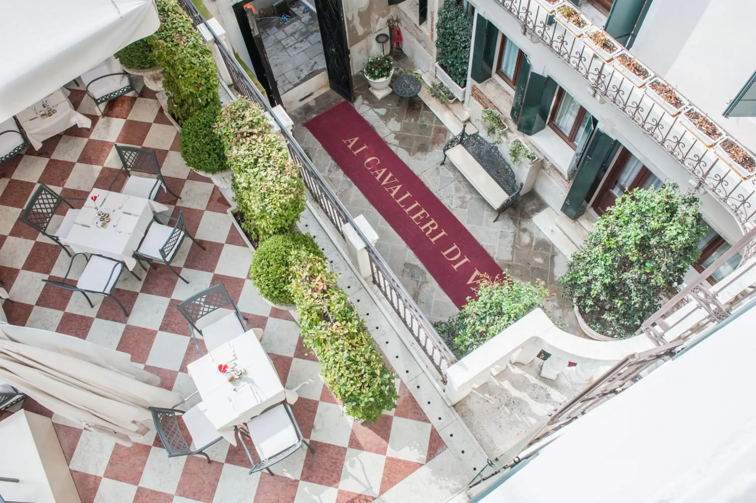 Balcony/Terrace, Bird's-eye View in Hotel Ai Cavalieri di Venezia