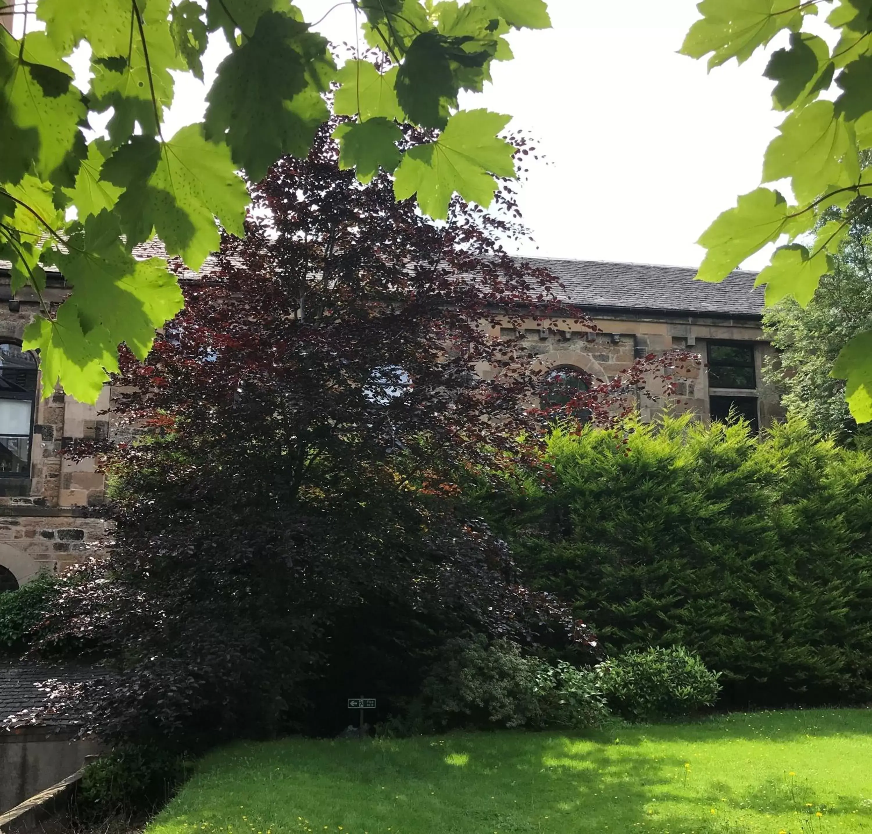 Garden in Ashtree House Hotel, Glasgow Airport & Paisley