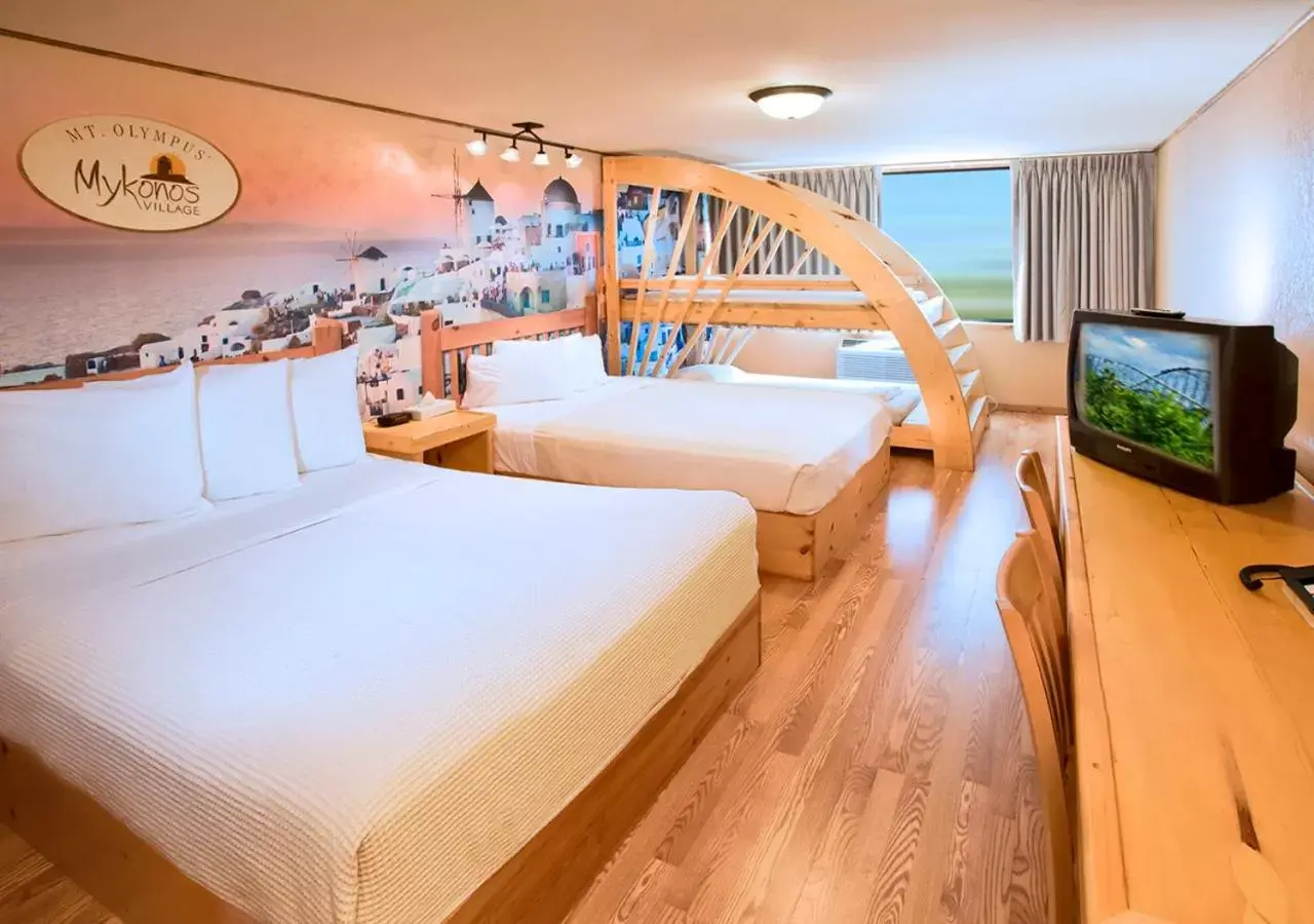 Bed in MT. OLYMPUS WATER PARK AND THEME PARK RESORT