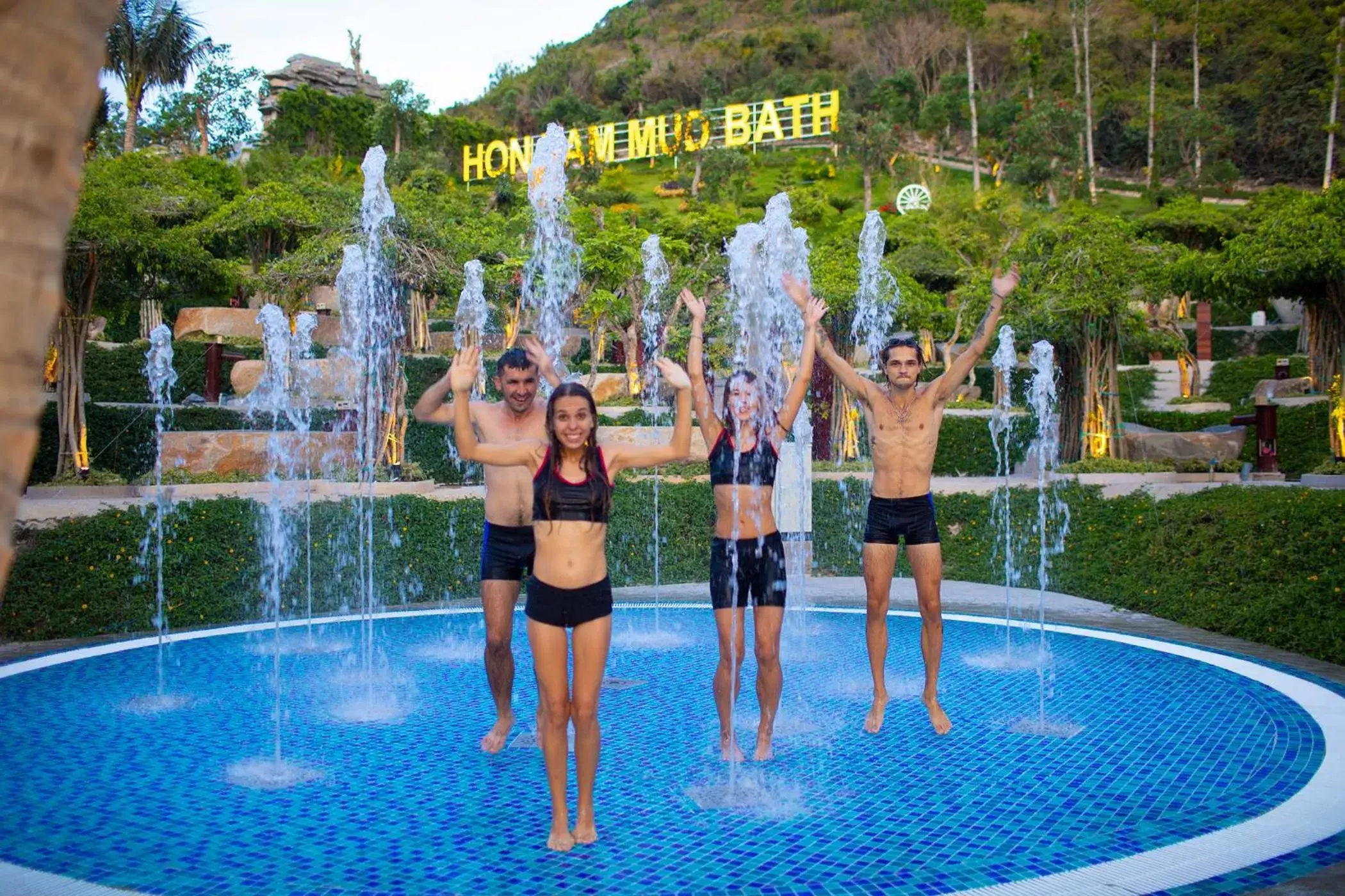 People, Swimming Pool in Hon Tam Resort