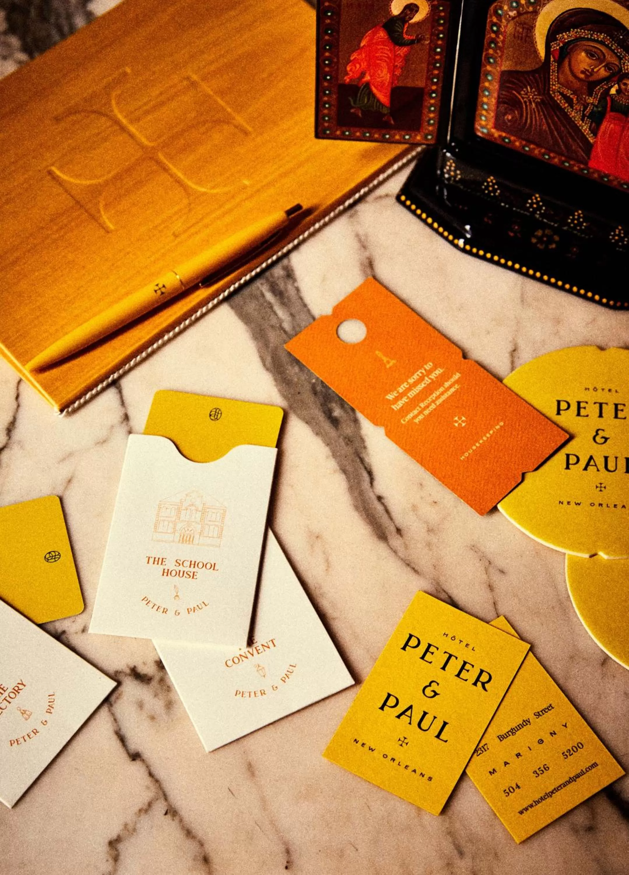 Decorative detail in Hotel Peter and Paul, an Ash Hotel