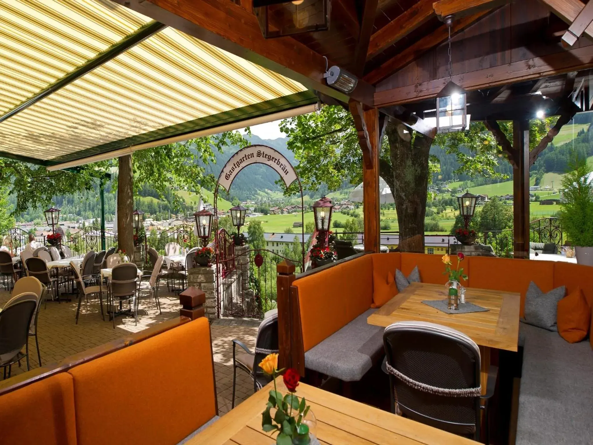 Balcony/Terrace, Restaurant/Places to Eat in Hotel Stegerbräu