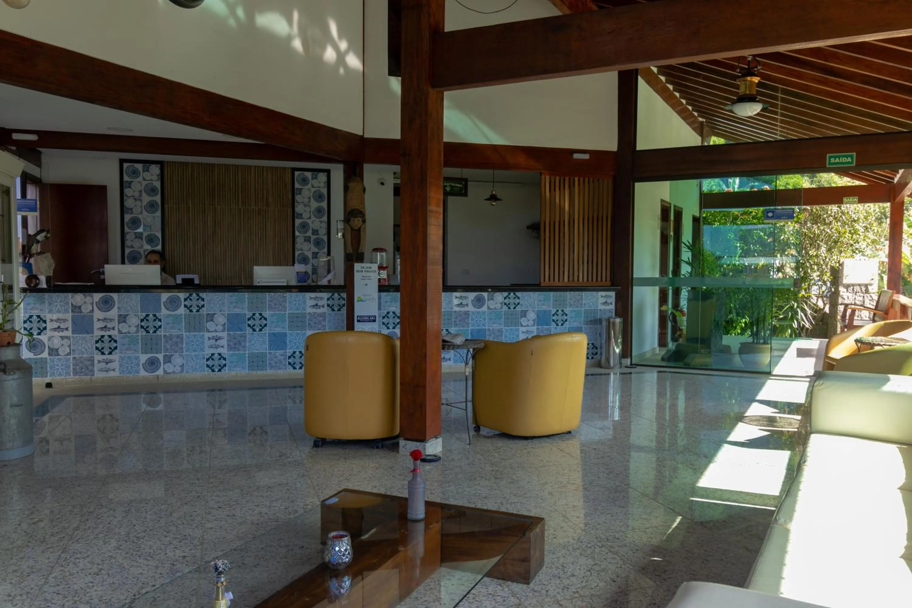 Lobby or reception in Hotel Coquille