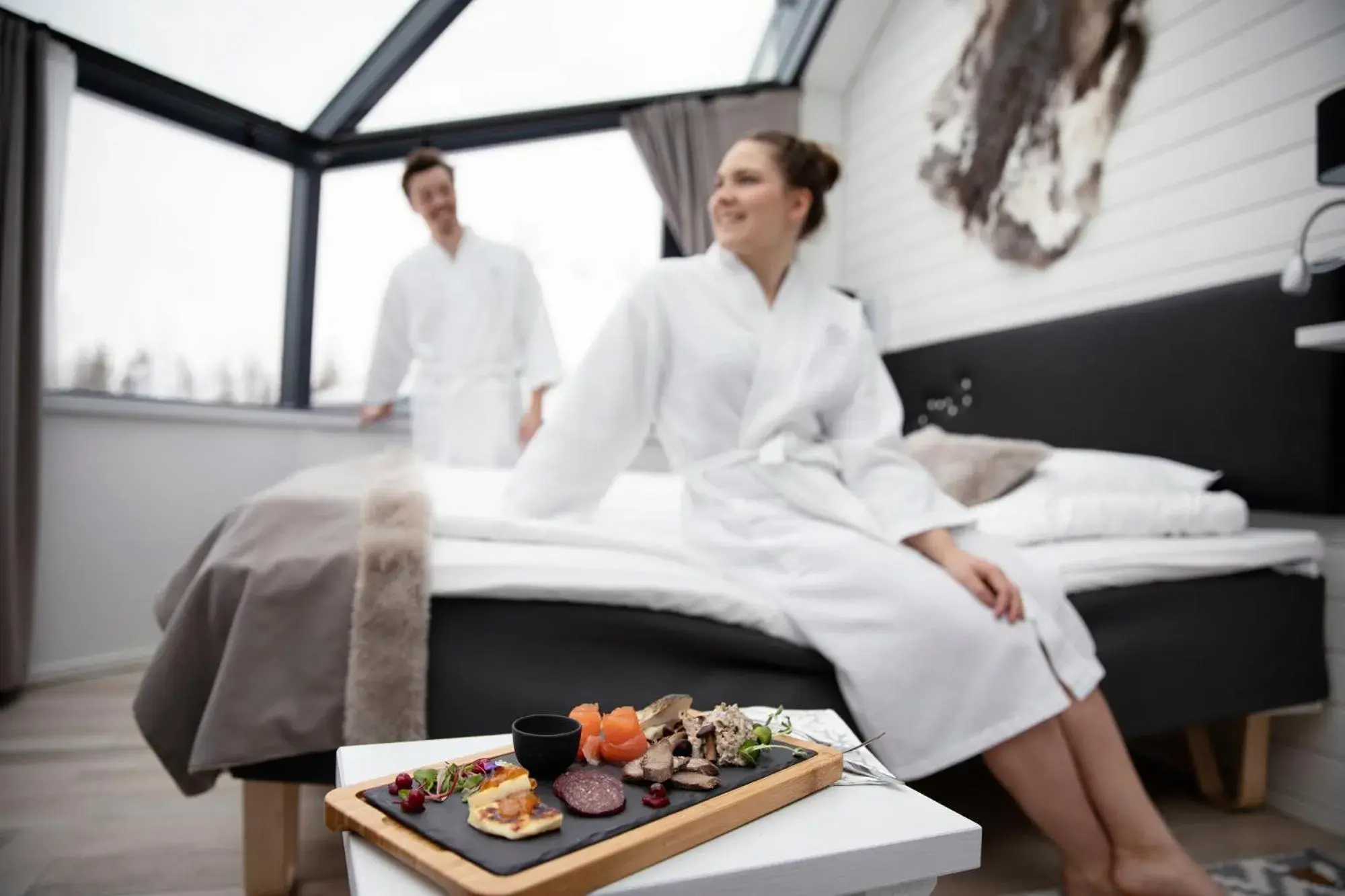 Food and drinks in Santa's Igloos Arctic Circle Food and drinks in Santa's Igloos Arctic Circle