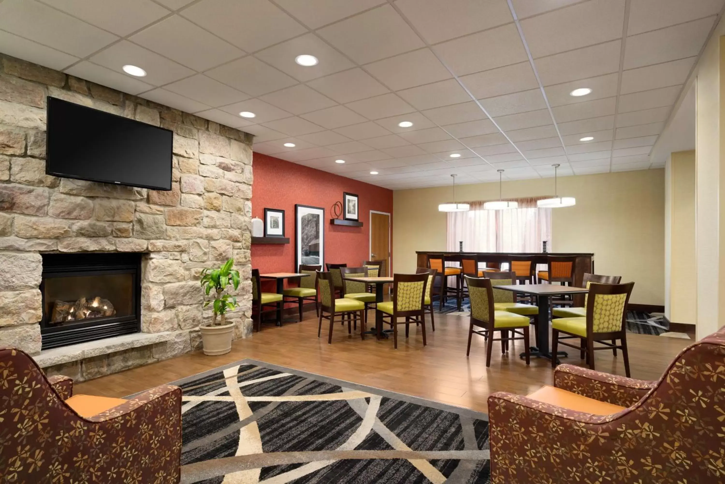 Lobby or reception in Hampton Inn Lehighton - Jim Thorpe