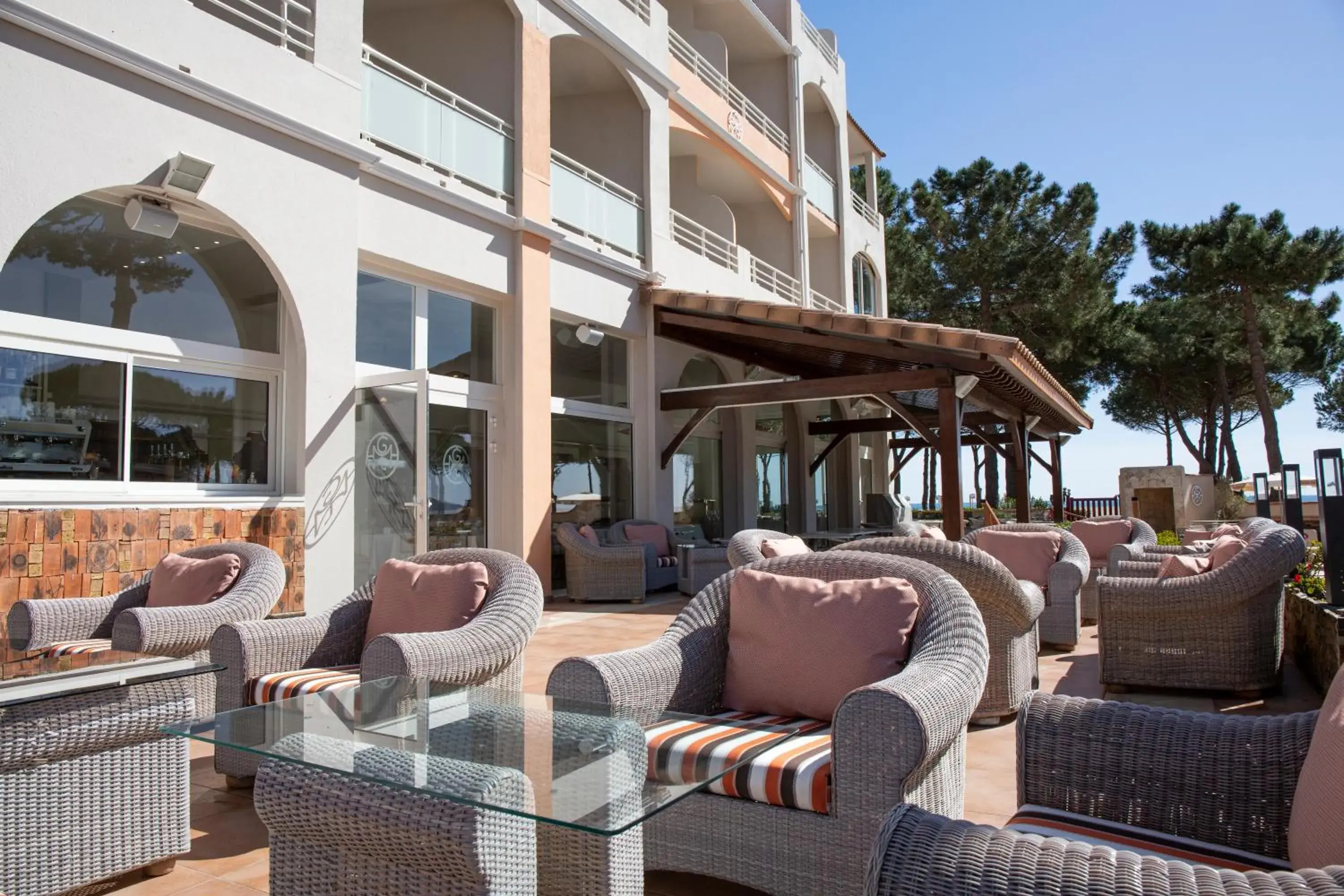 Patio in Grand Hôtel Du Lido