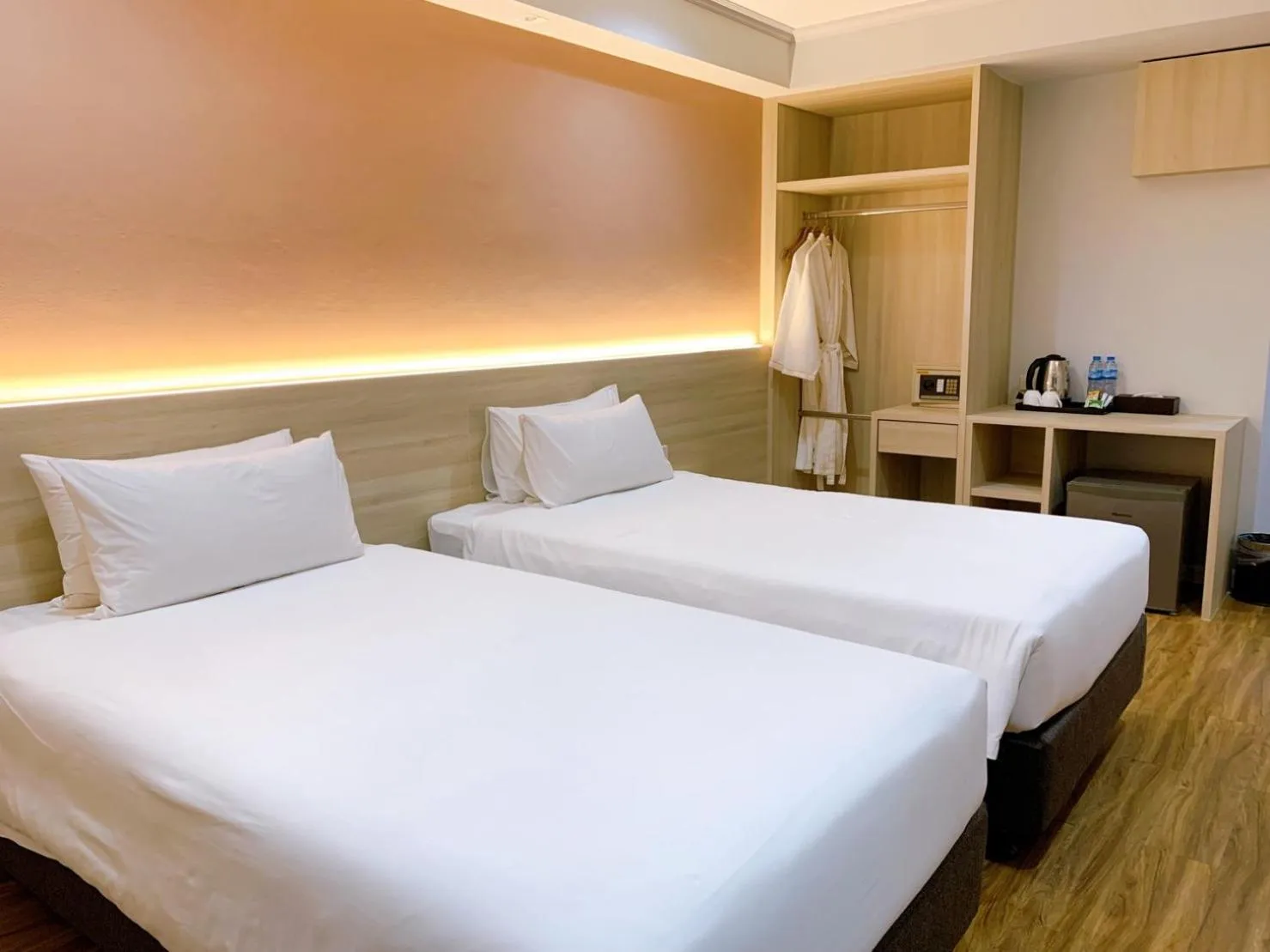 Bed in Miloft Sathorn Hotel - SHA Plus Certified