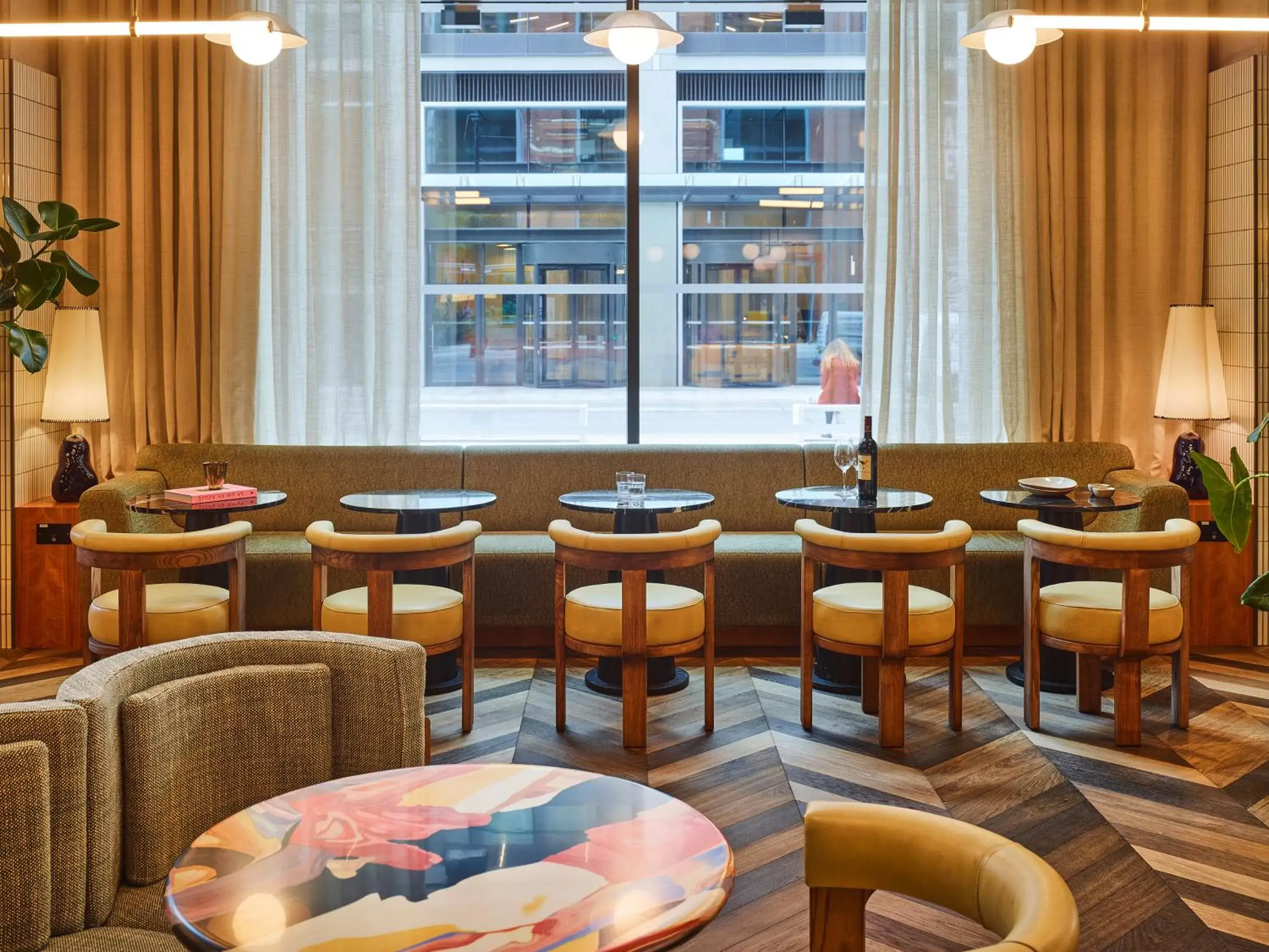 Lobby or reception, Restaurant/Places to Eat in TRIBE London Canary Wharf