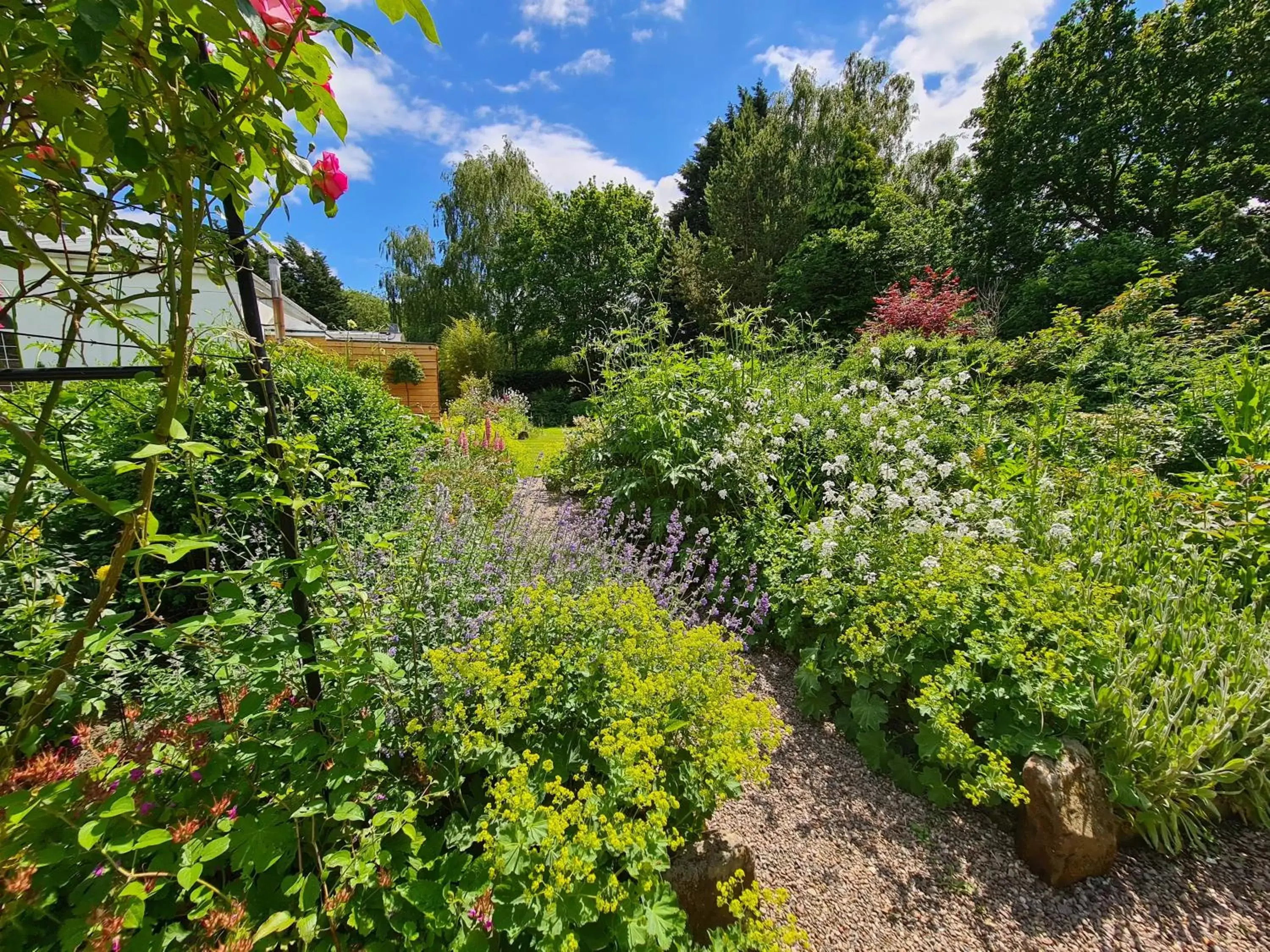 Garden in Rowton Hall Hotel and Spa