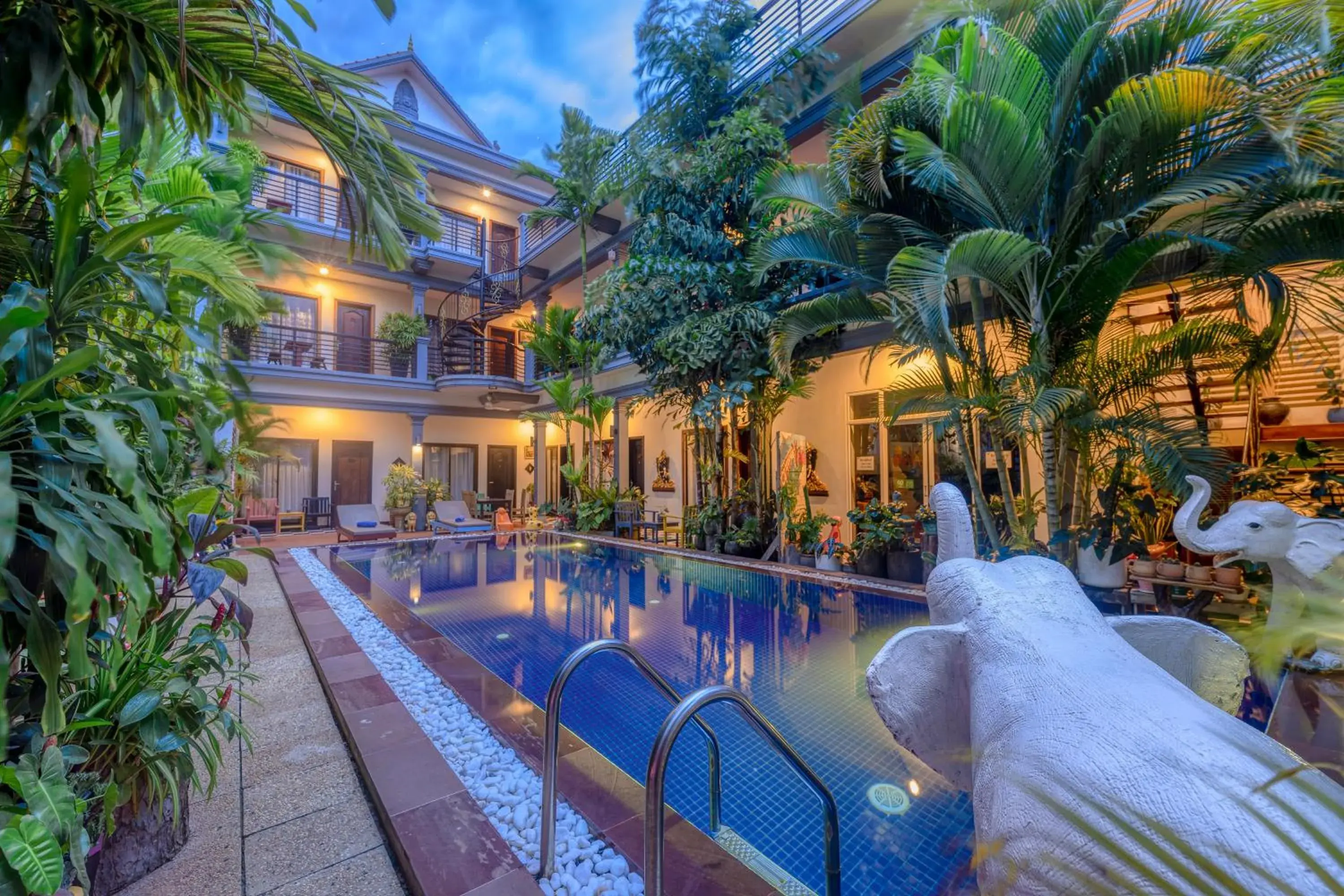 Property building, Swimming Pool in Asanak D'Angkor Boutique Hotel