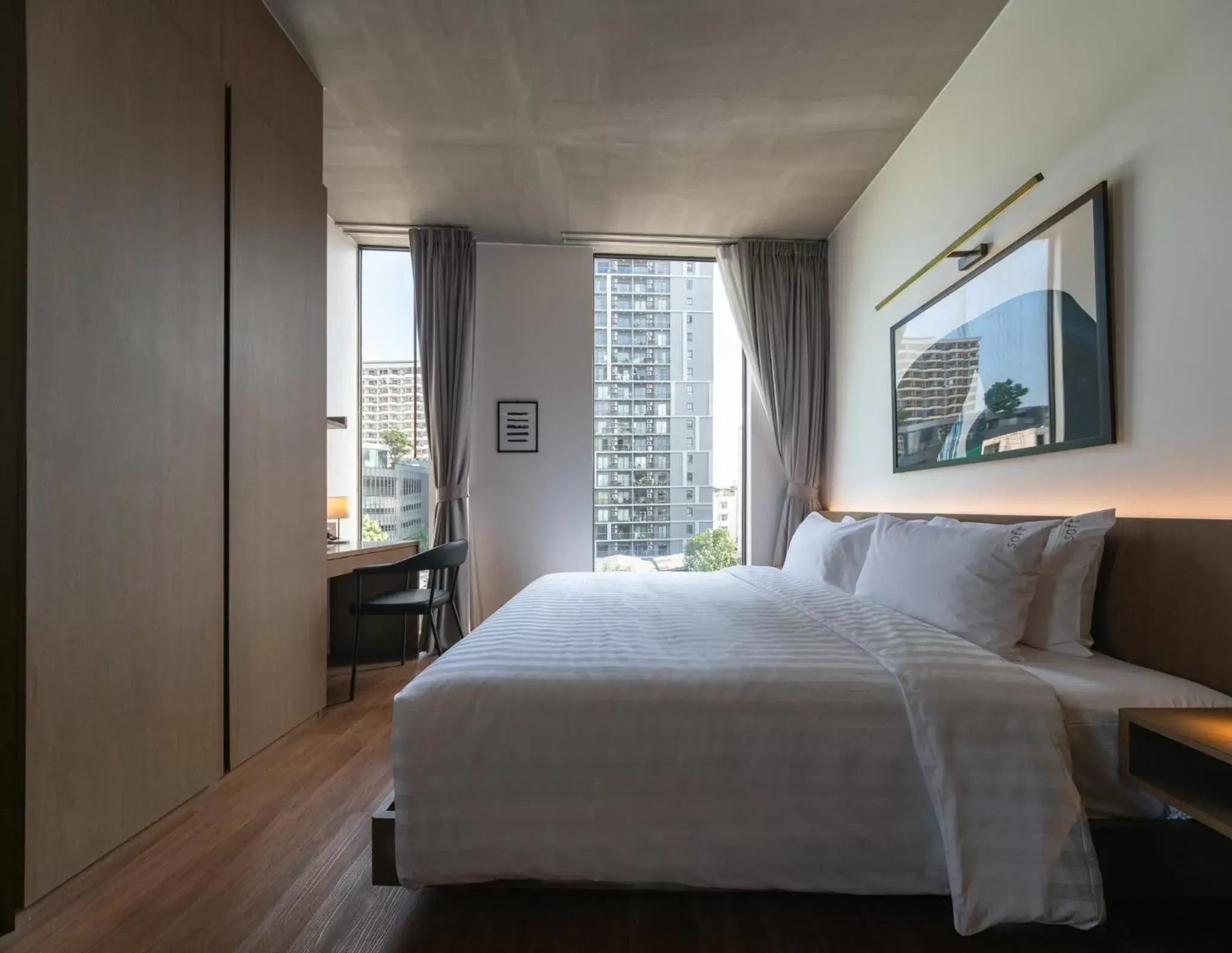 Bedroom, Bed in T2 Residence Sathorn