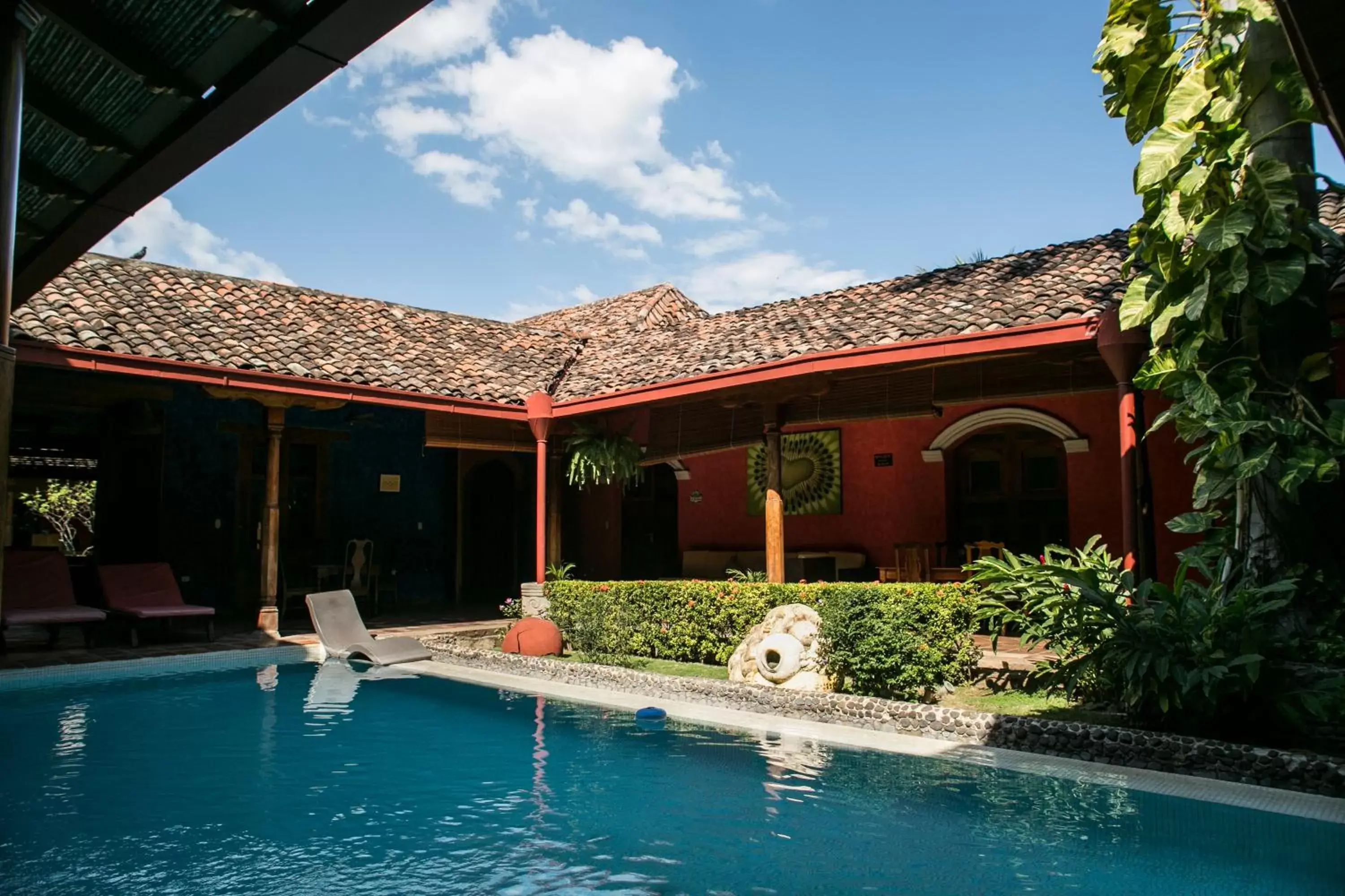 Patio, Swimming Pool in Hotel Casa del Consulado